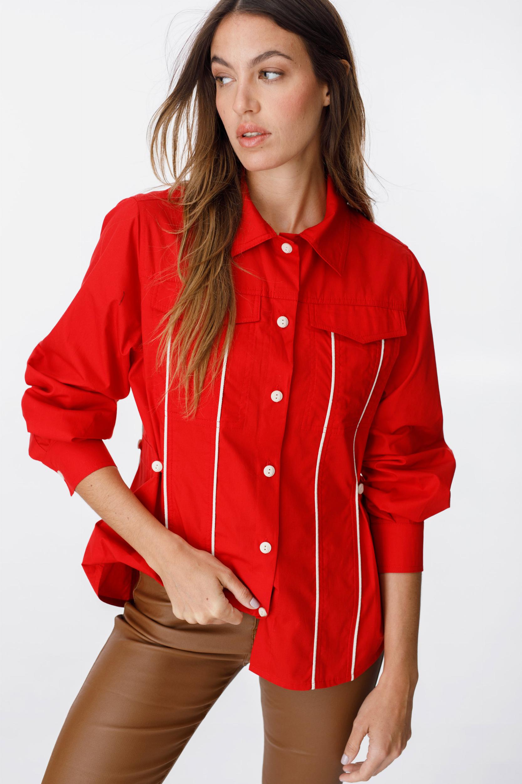Camisa Heller rojo m