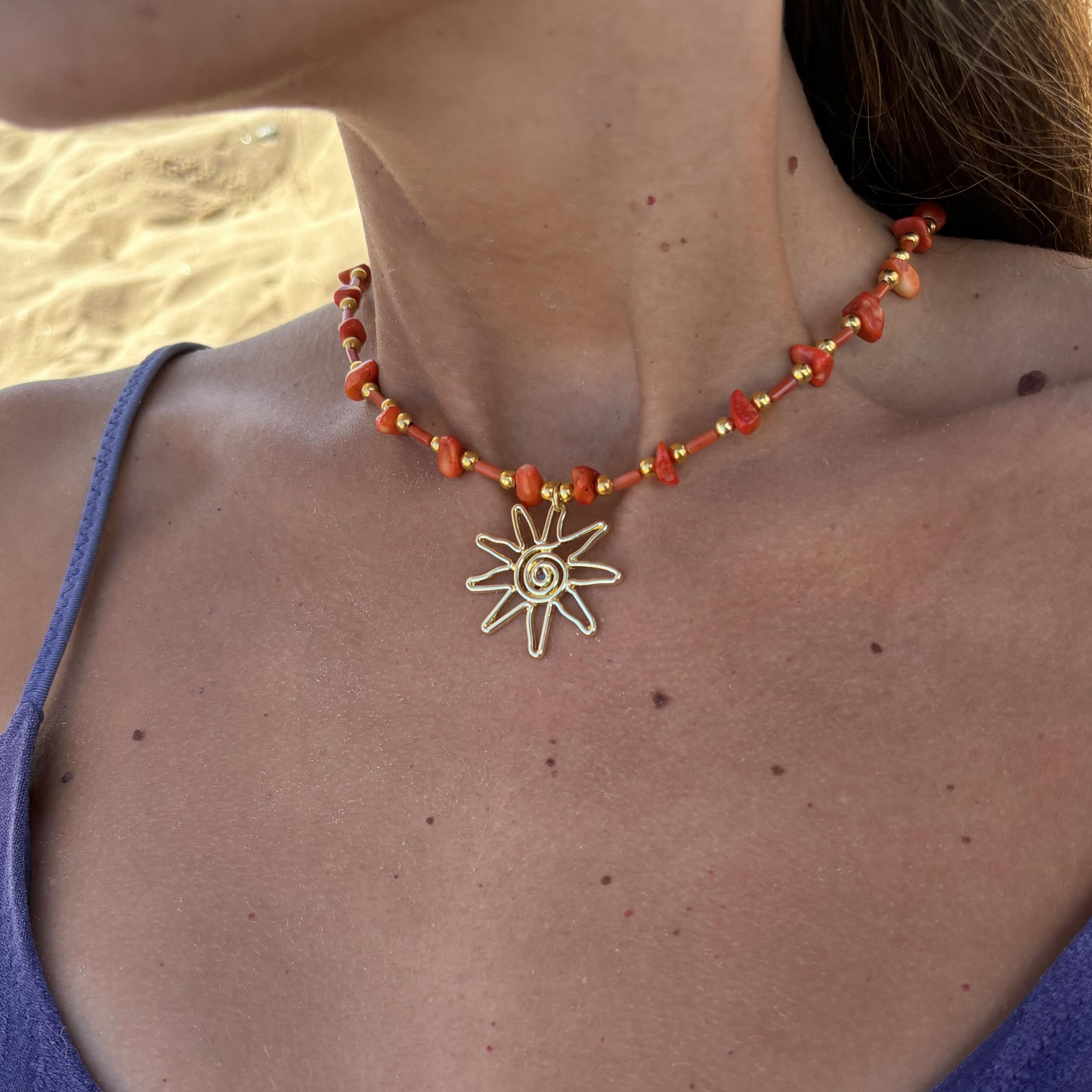 Collar Mallorquina naranja n/a