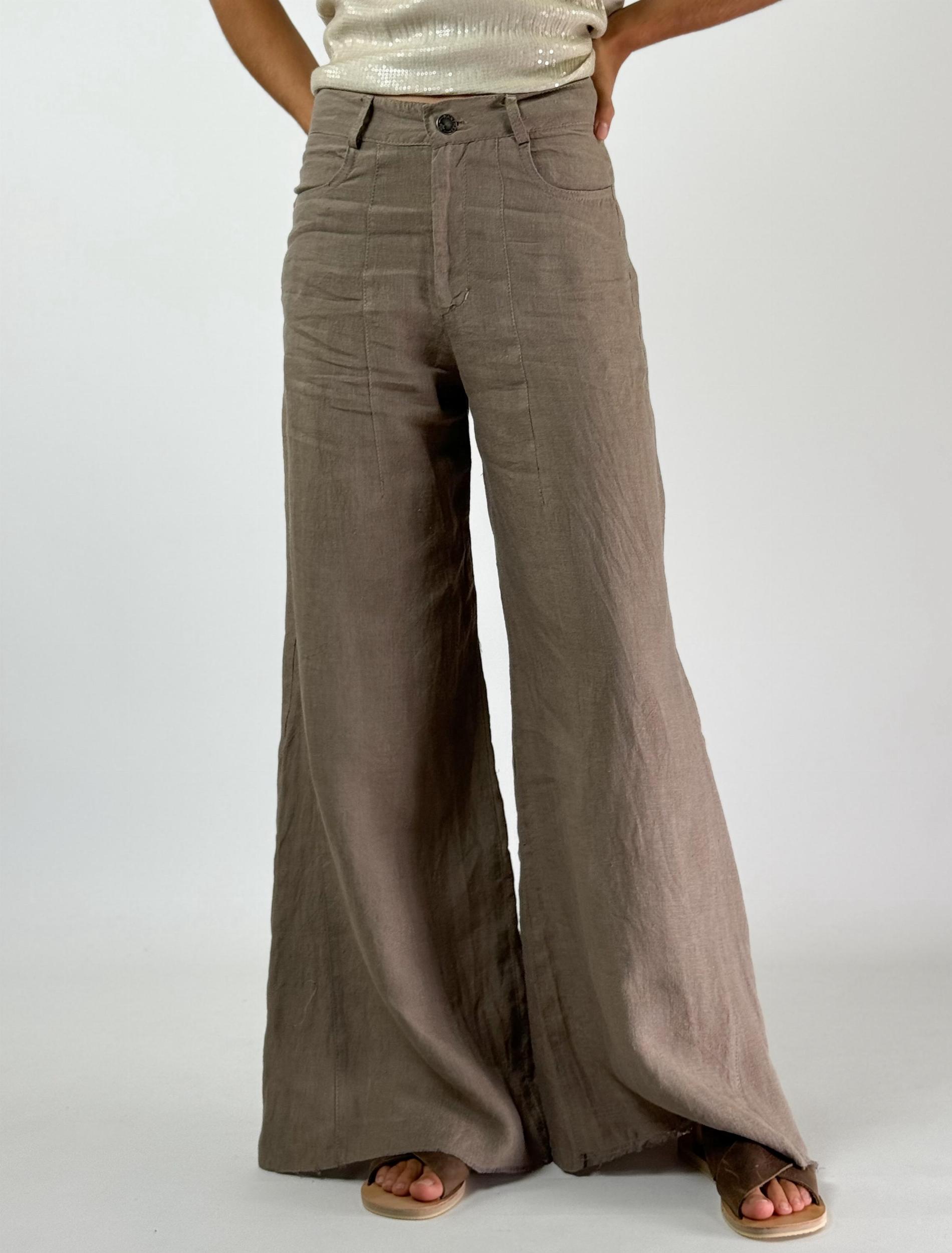 PANTALON JACINTO NEW LINO beige l