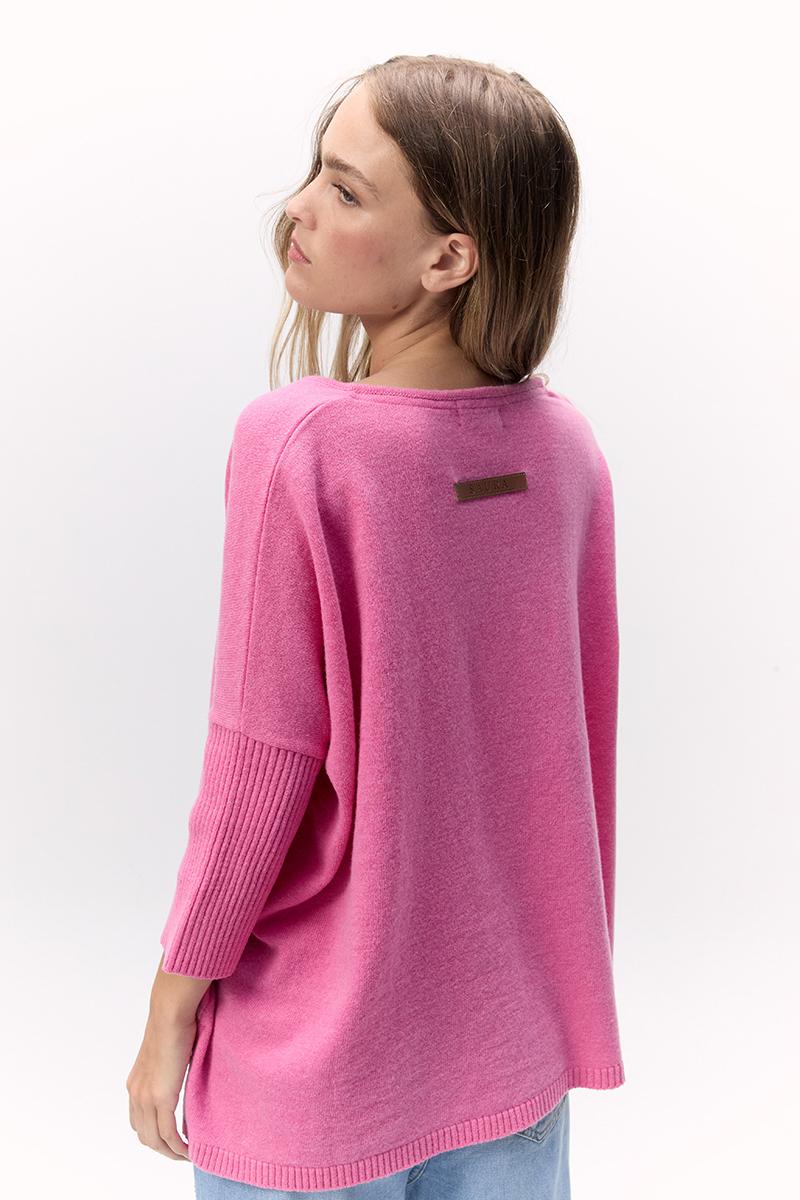 Sweater Venecia rosado pastel m/l