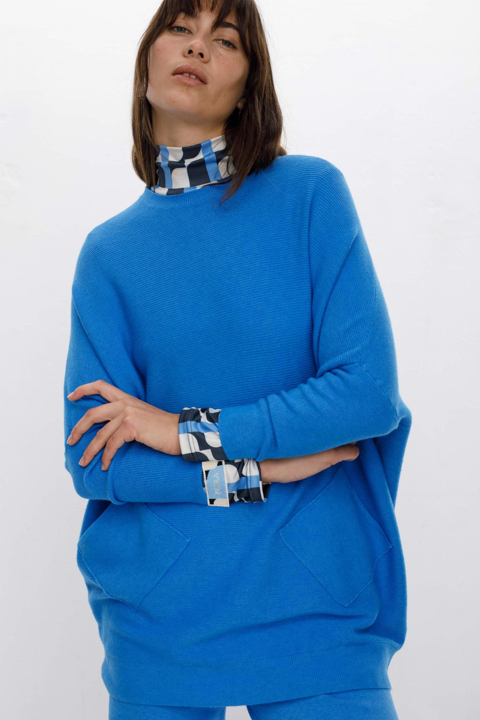 Sweater Narcizo azul talle unico