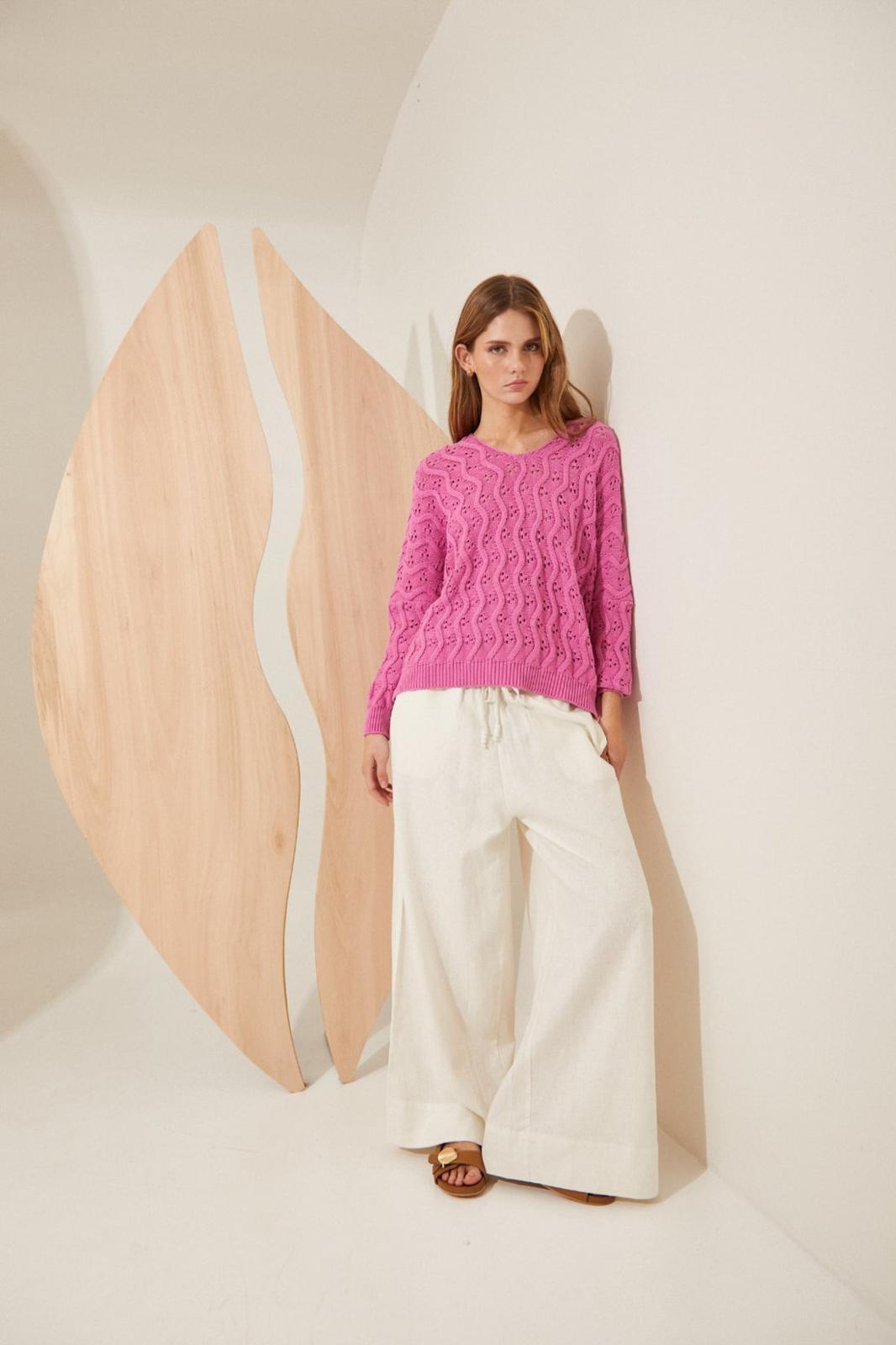 SWEATER AKIRA fucsia talle unico