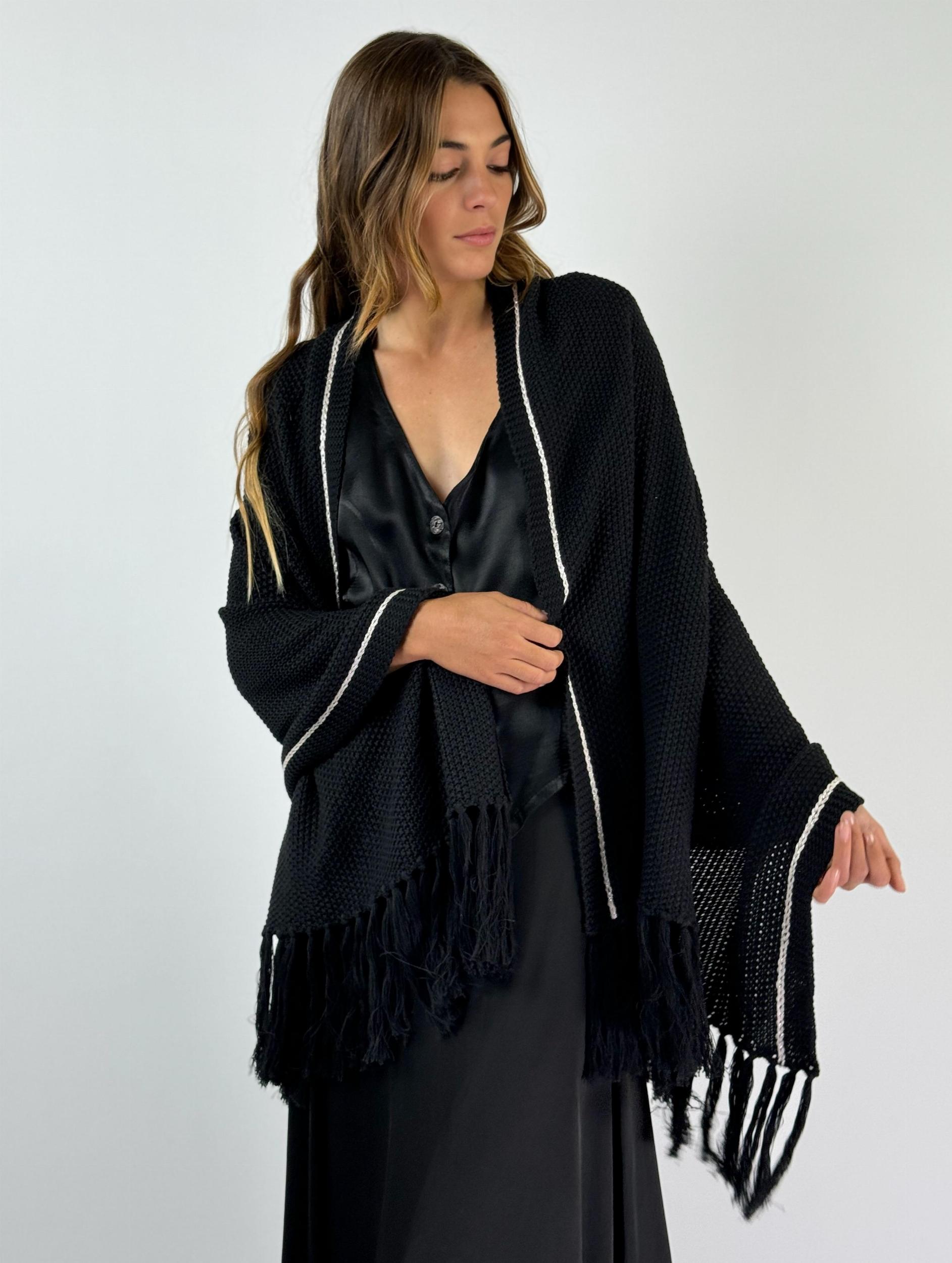 PASHMINA ZUMA negro talle unico