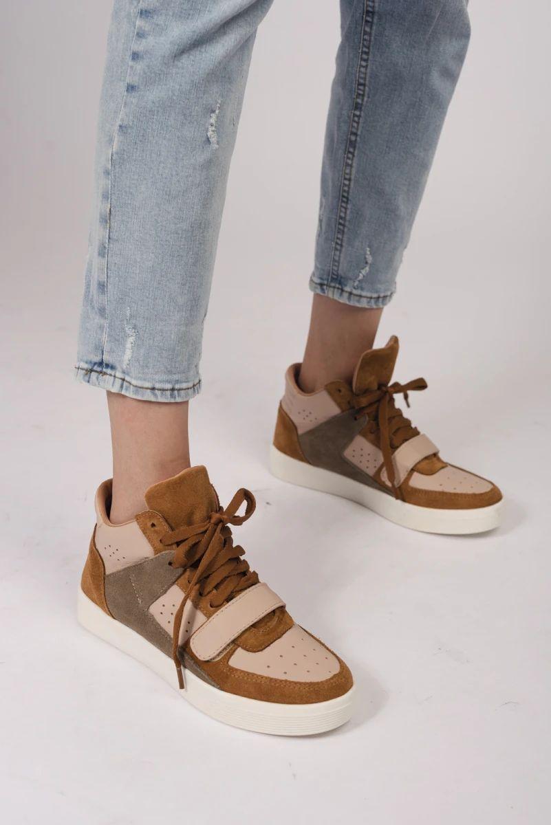 Sneakers Belfast camel 35