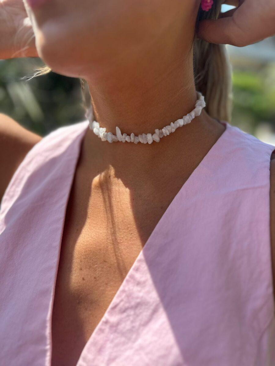 Collar Vitamina blanco talle unico