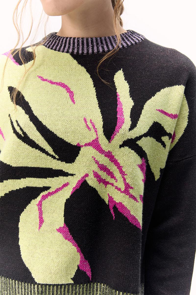 Sweater Midnight Orchid negro m