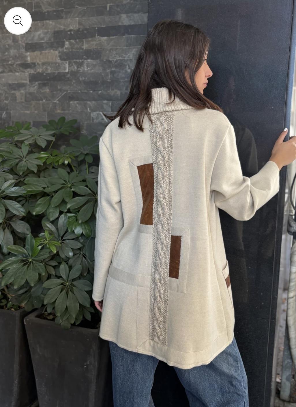 Saco Milan camel talle unico