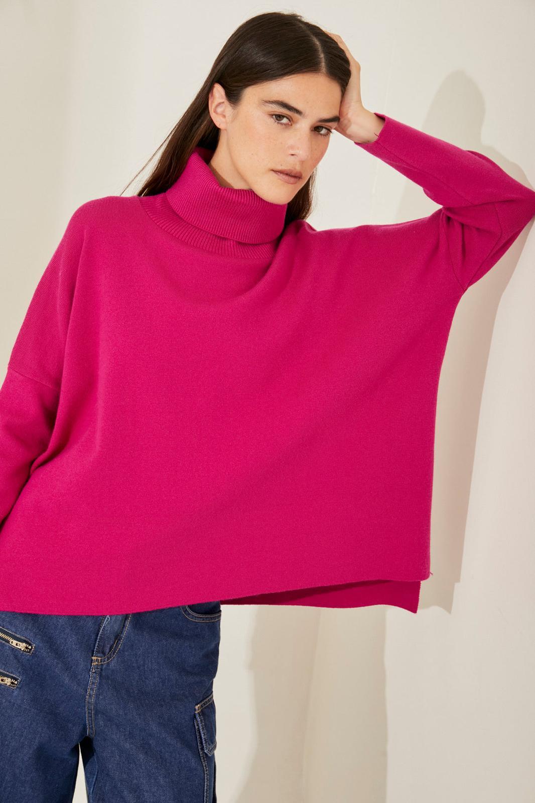 Polera Oliver fucsia talle unico