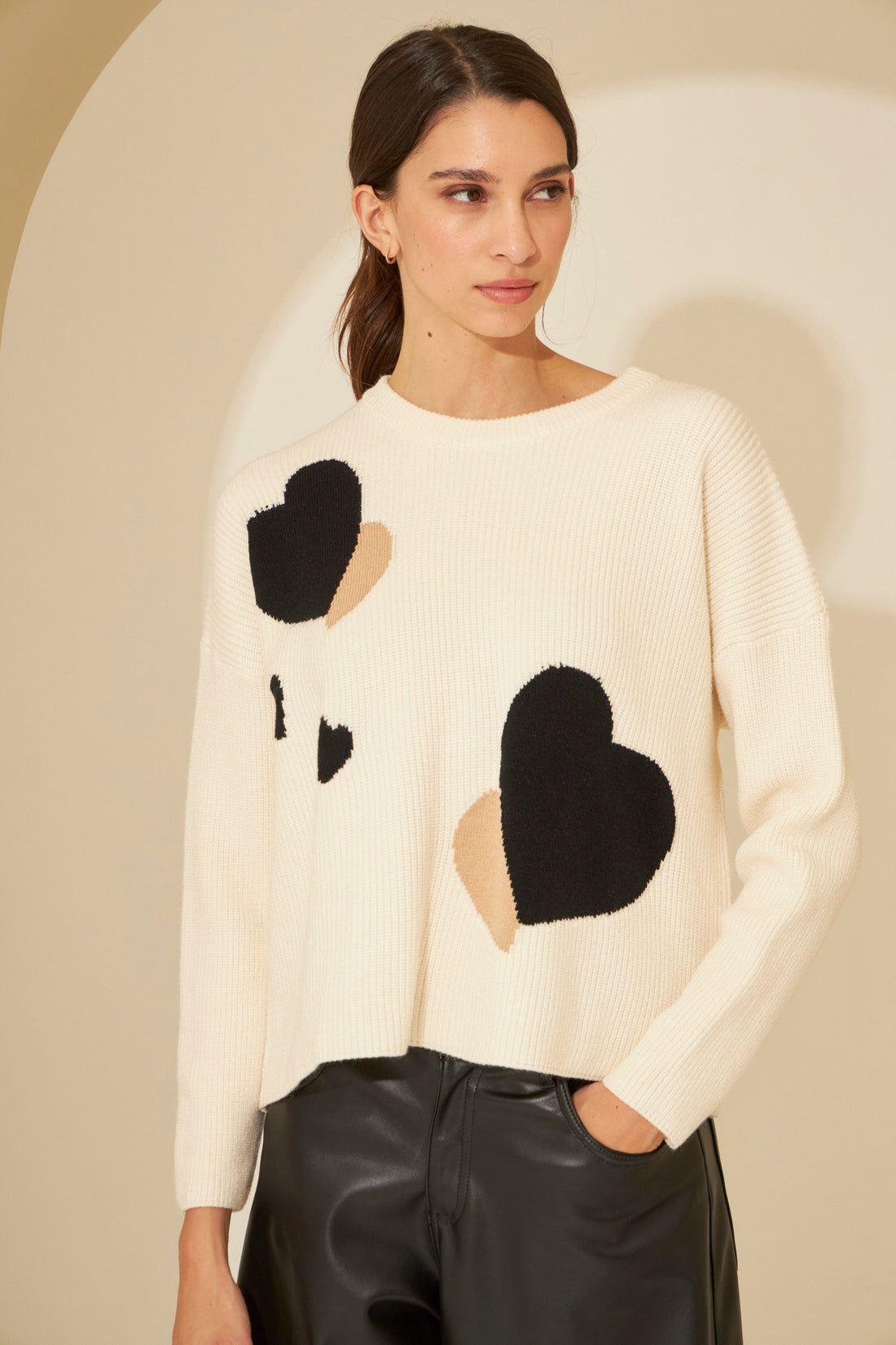 Sweater Brooklyn blanco talle unico