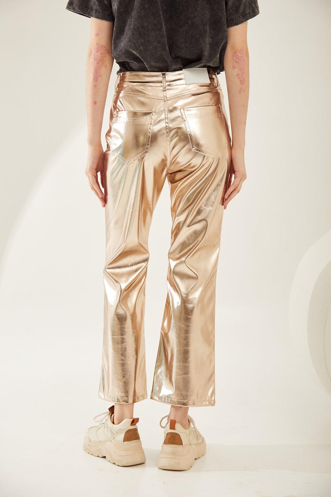 PANTALON METALLIC dorado s