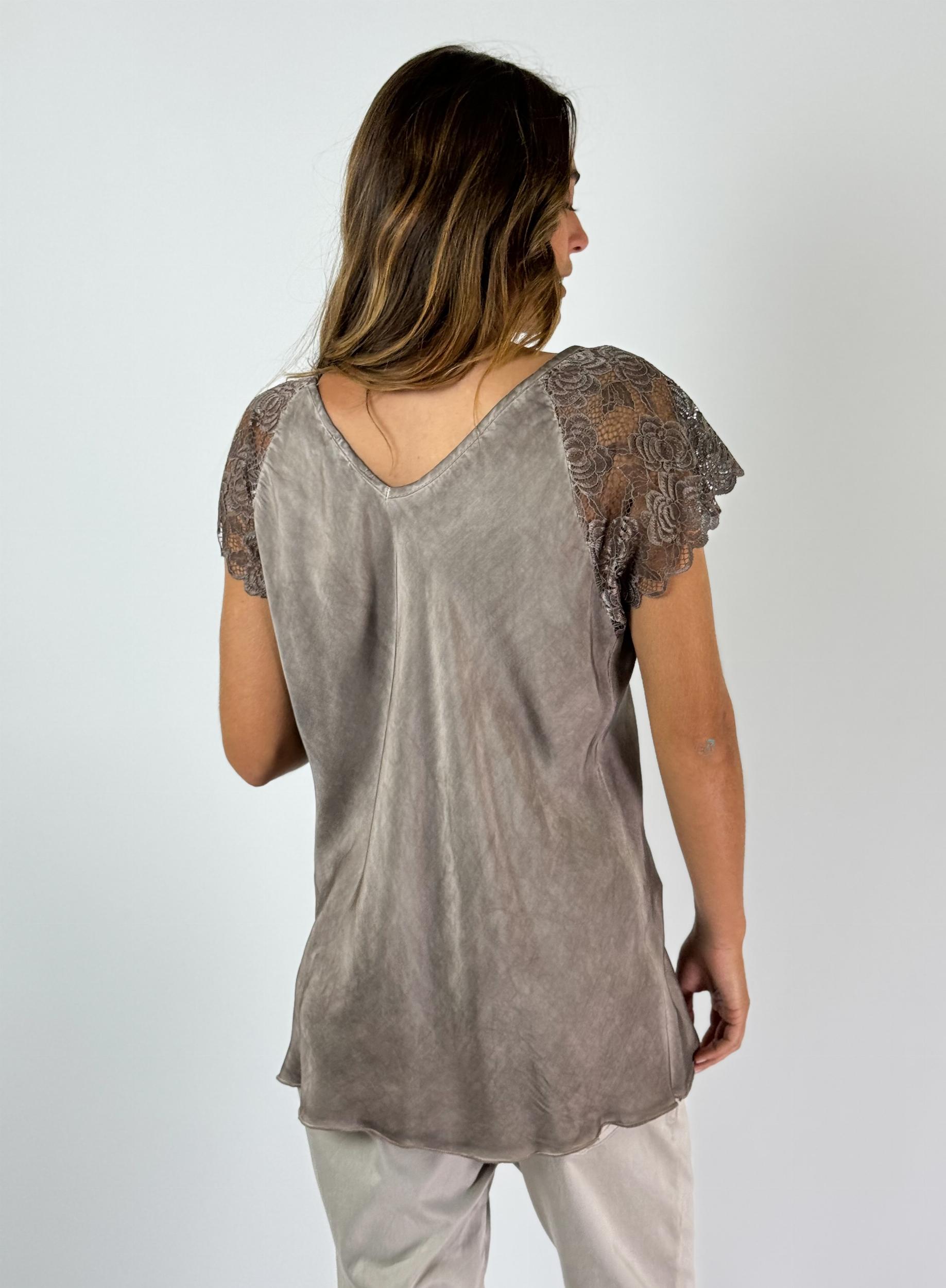 TOP TRINIDAD marron talle unico