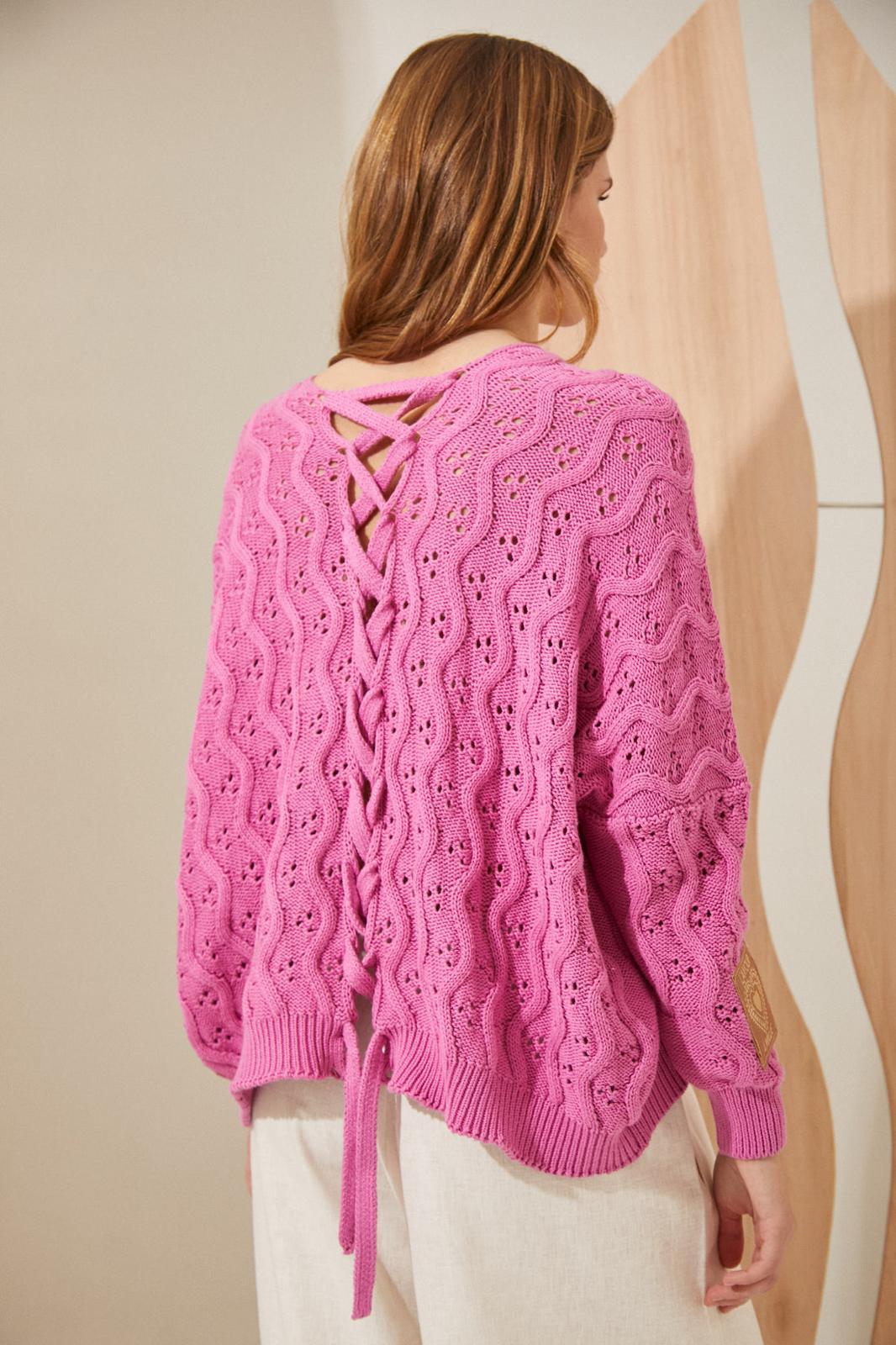 SWEATER AKIRA fucsia talle unico