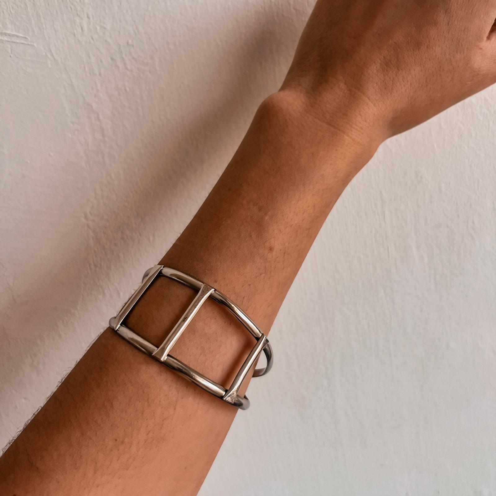 Brazalete Formentera plateado n/a