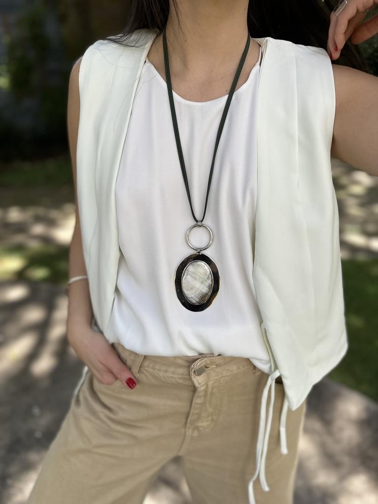 Collar Gili verde talle unico