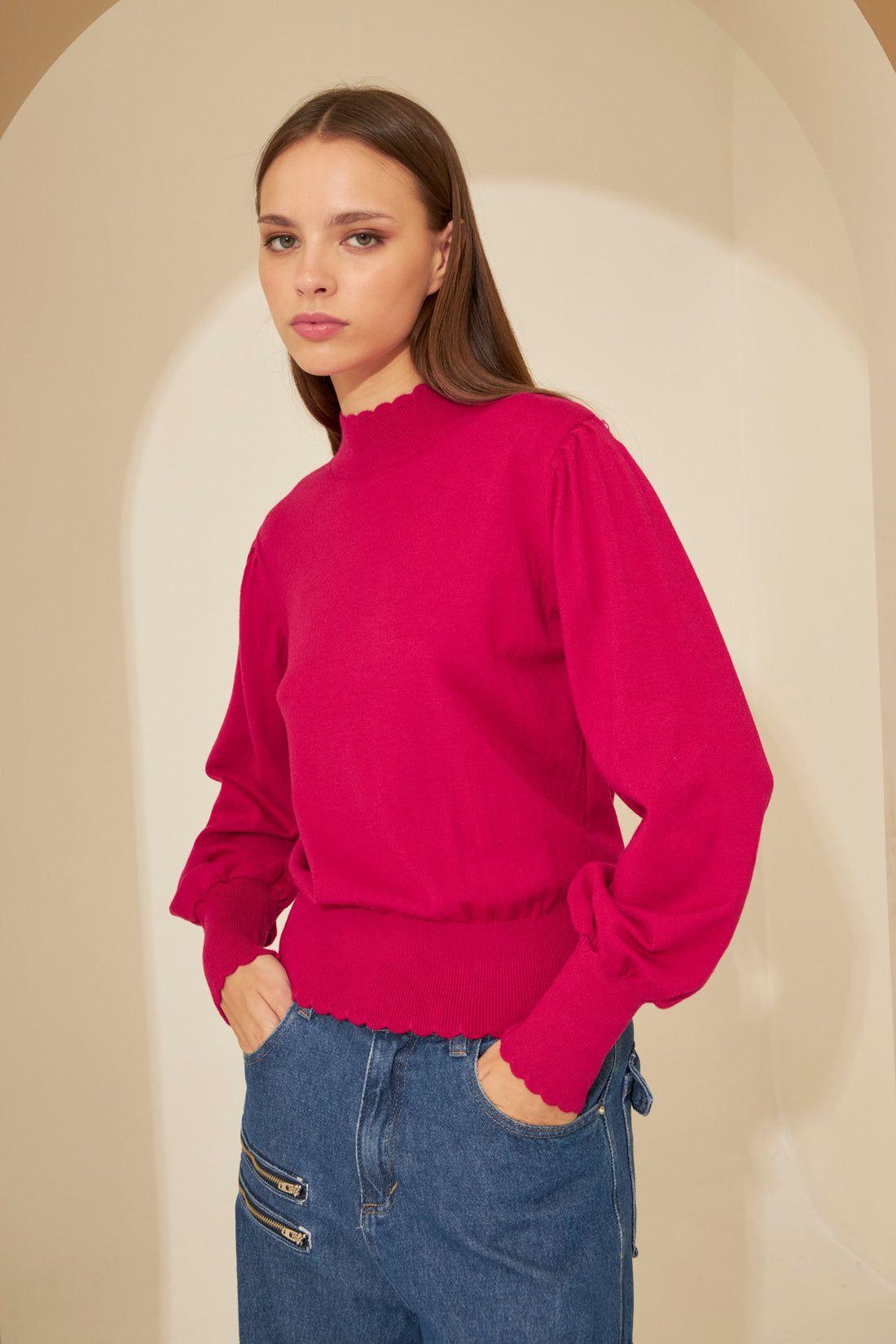 Polera Stanford fucsia talle unico