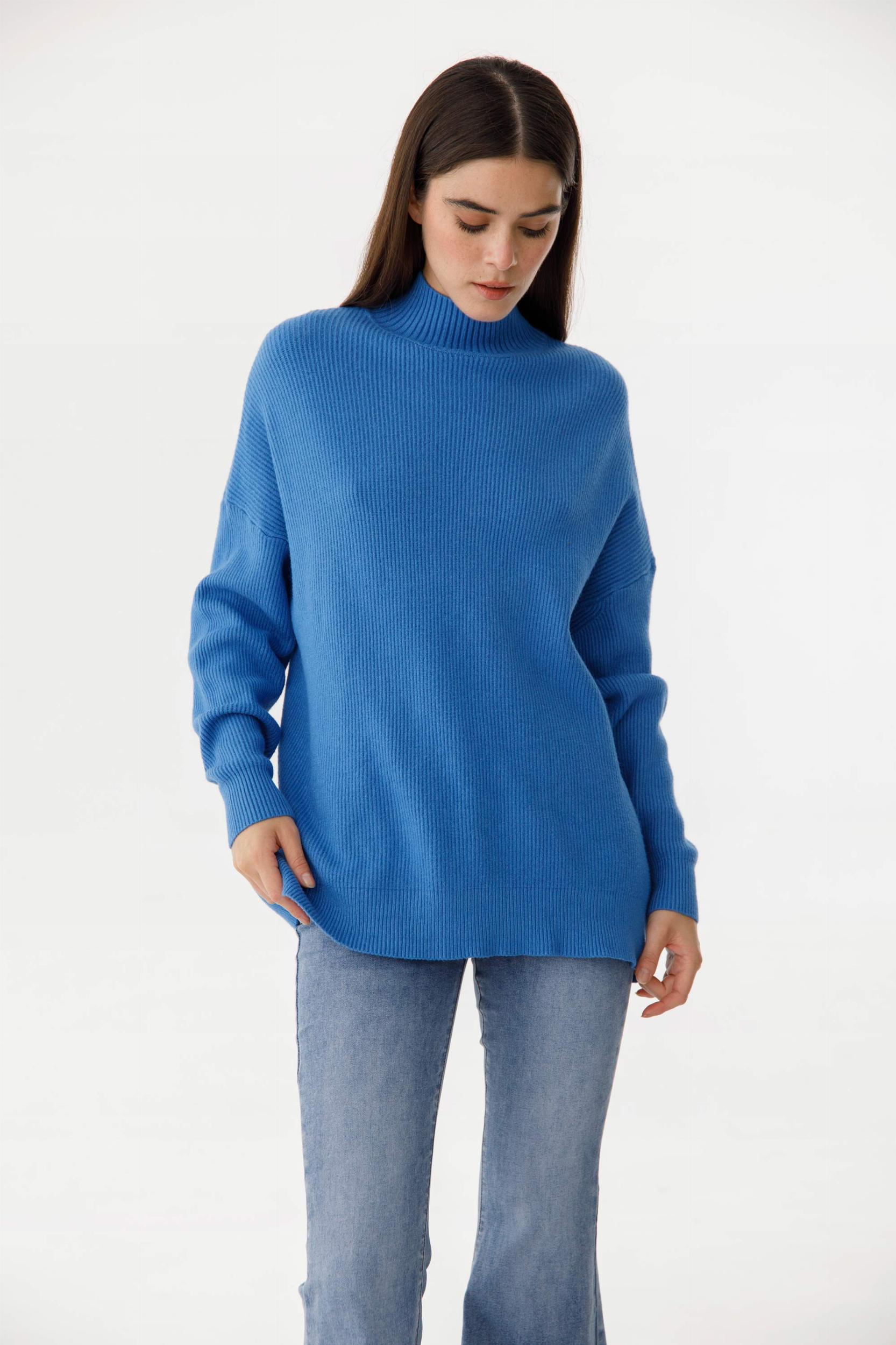 Sweater Marlene azul talle unico