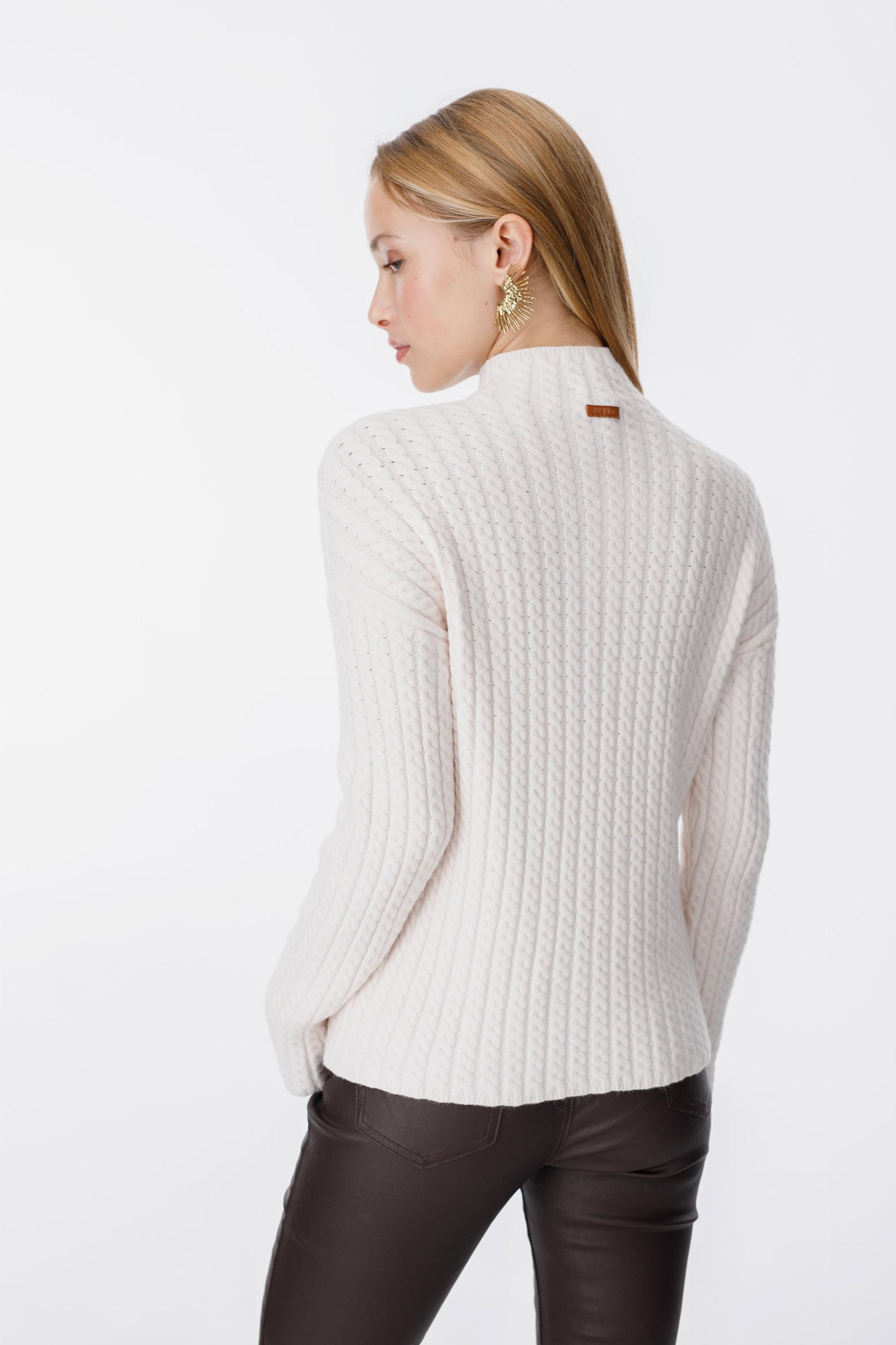 Sweater Espiral beige talle unico