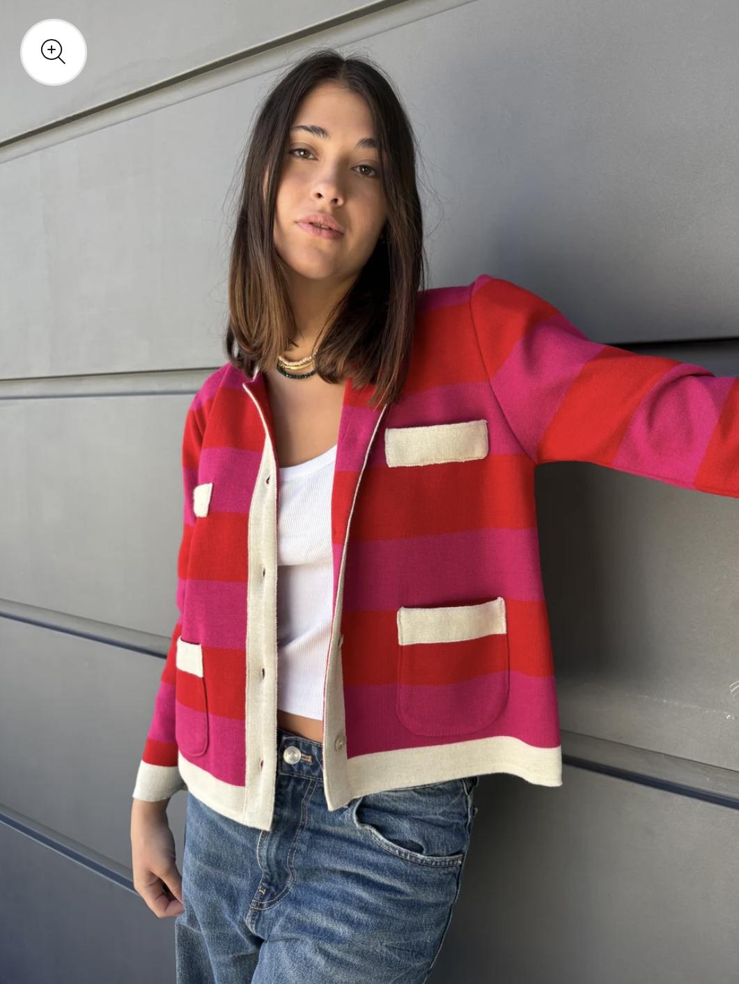 Chaqueta Inti rojo talle unico