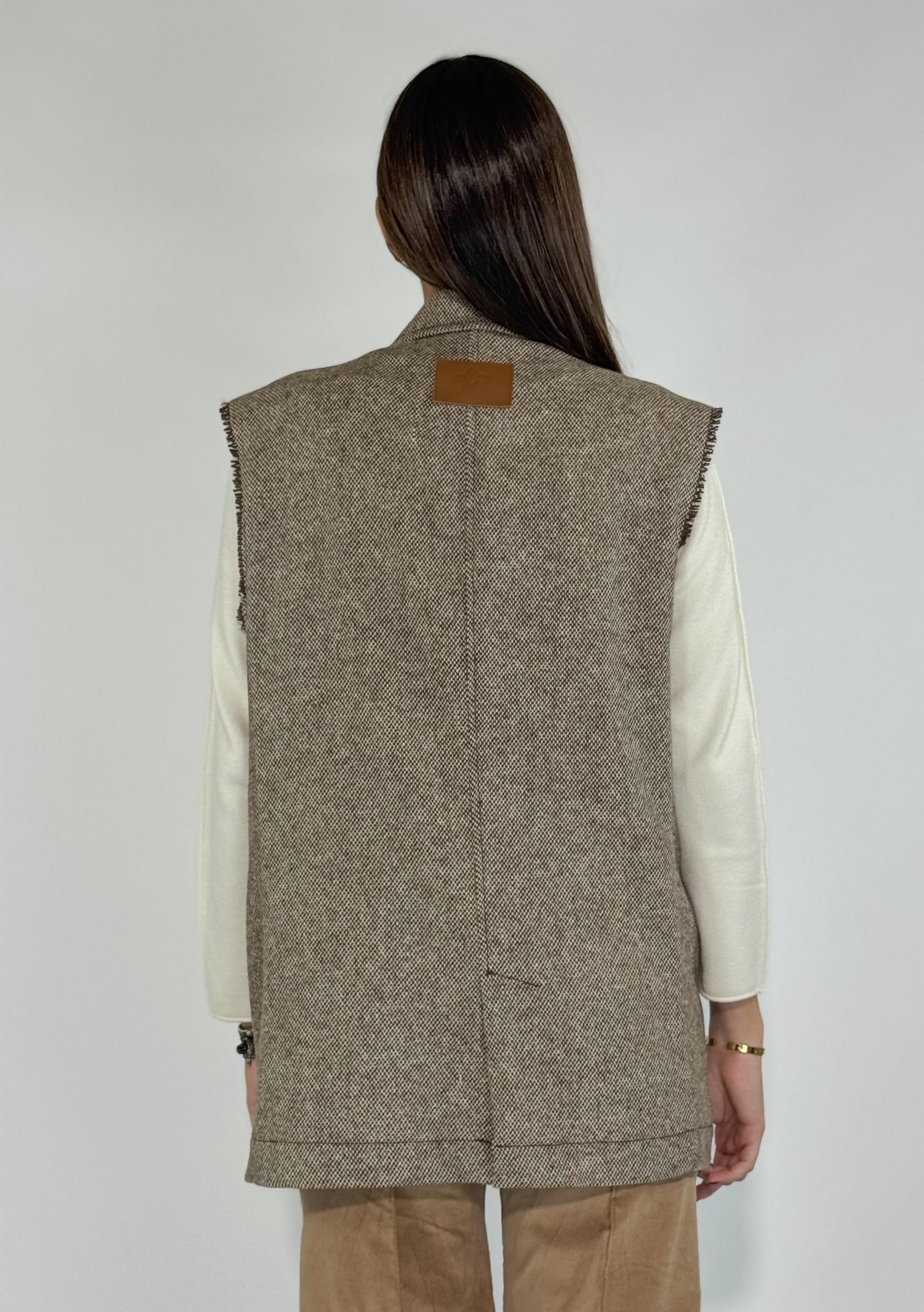 CHALECO JONES chocolate s/m