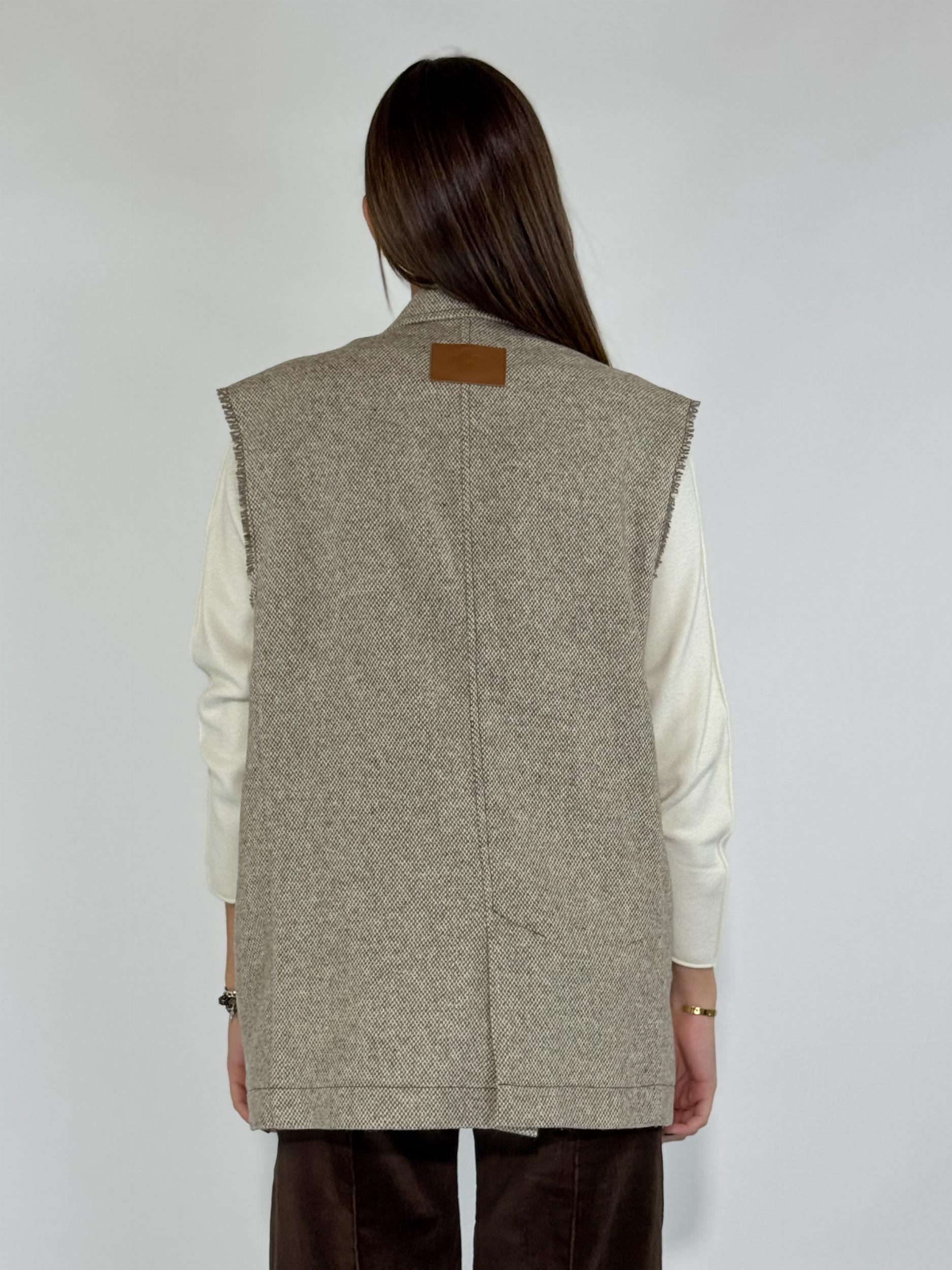 CHALECO JONES vison m/l