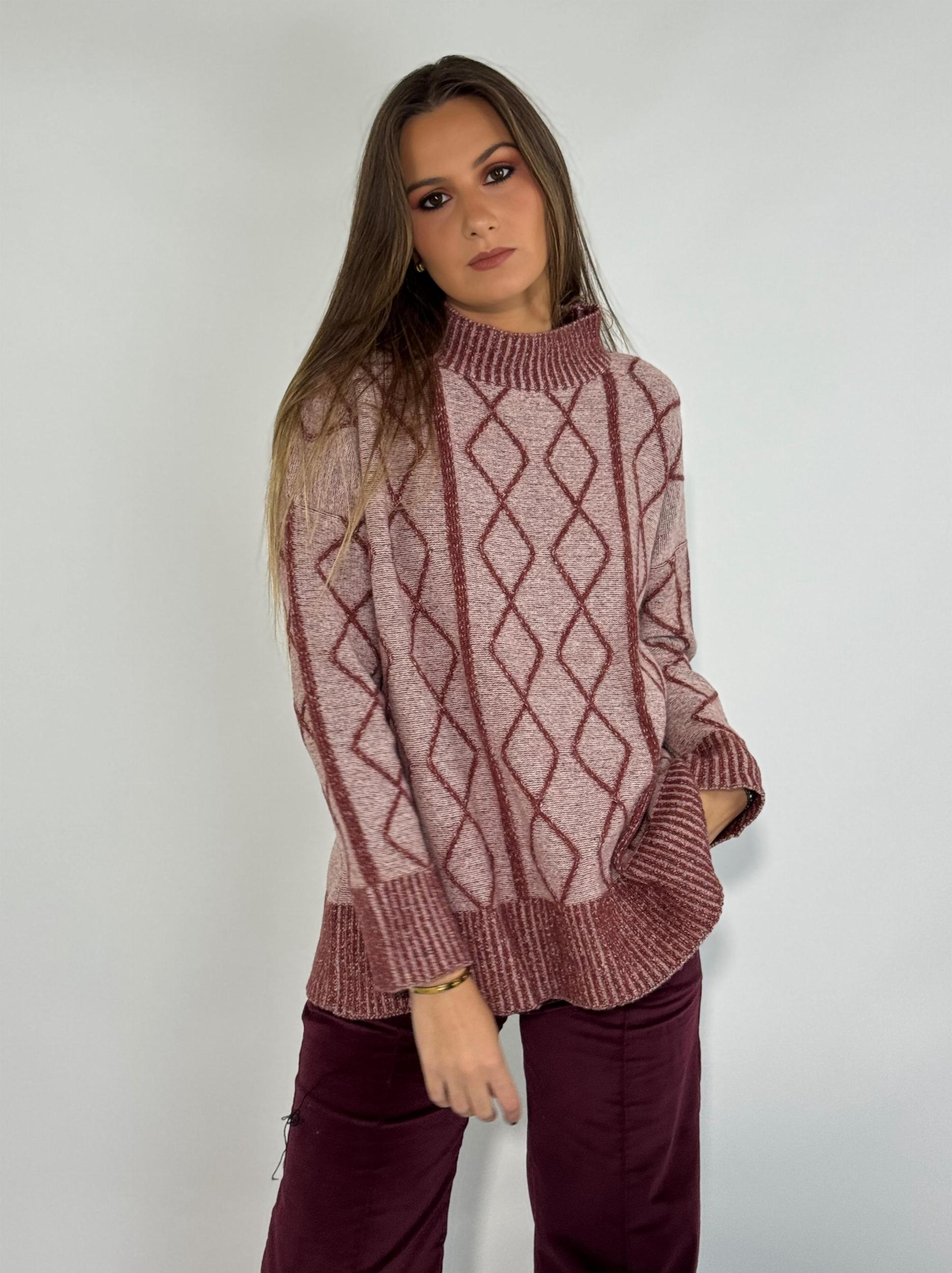 SWEATER RINGO rosado m/l