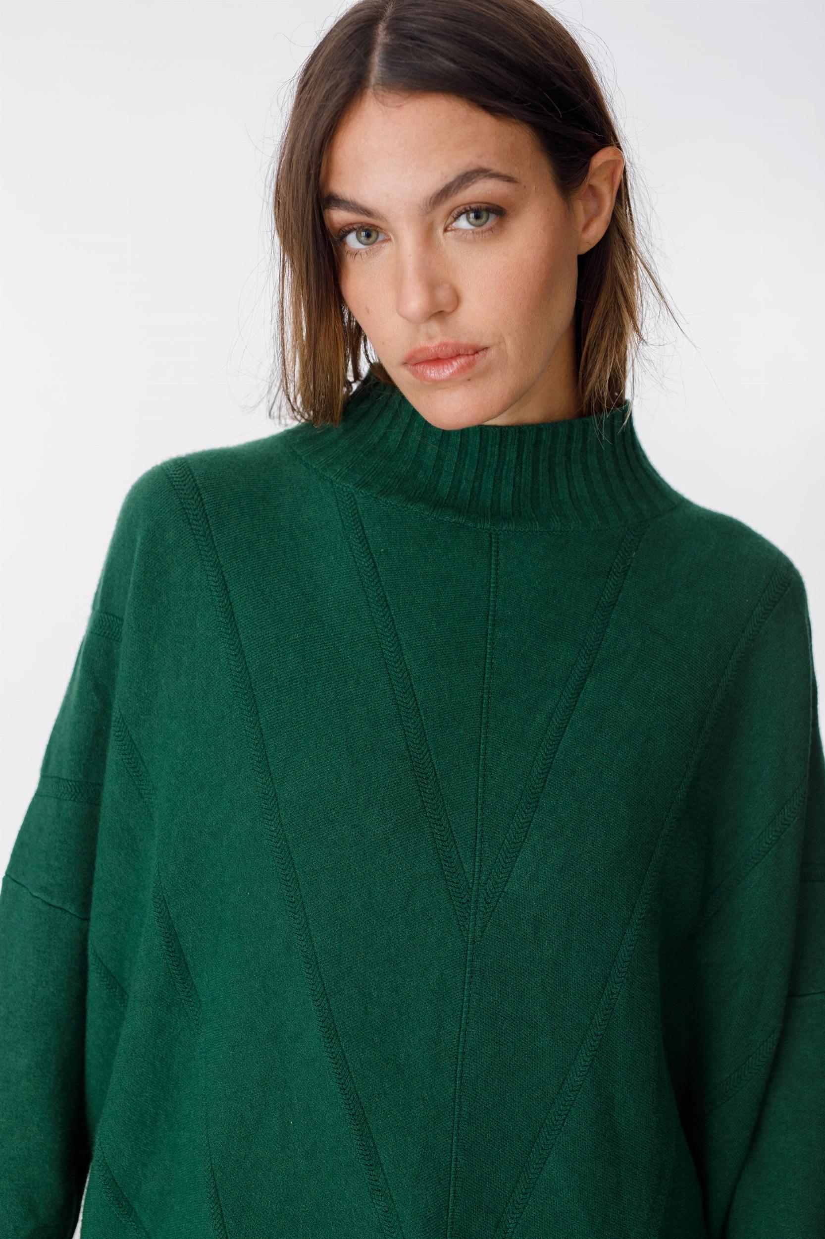 Sweater Luna verde talle unico