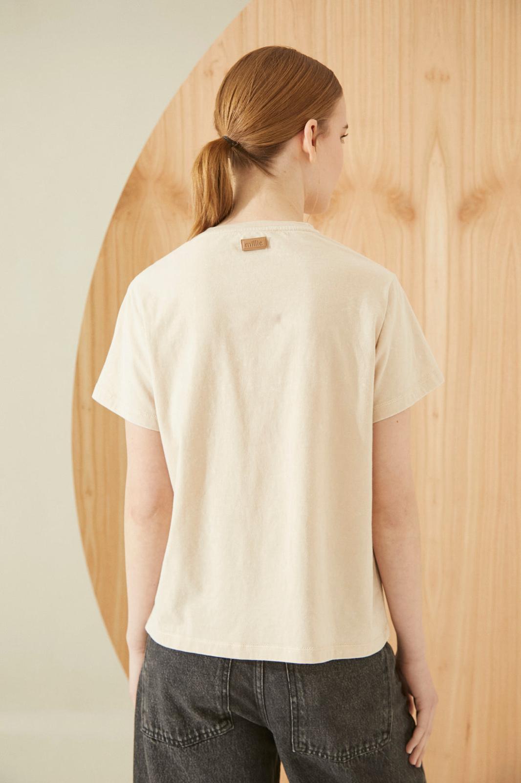 REMERA RECKLESS beige s/m