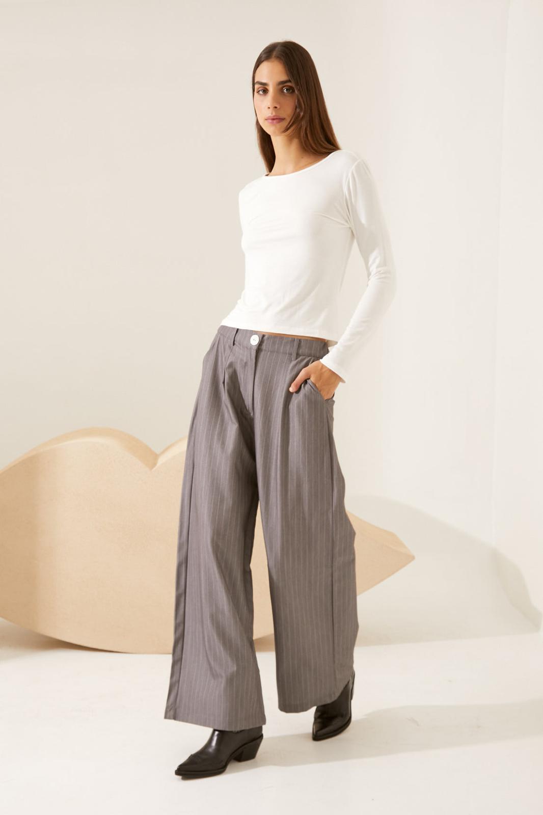 PANTALON AVA gris l