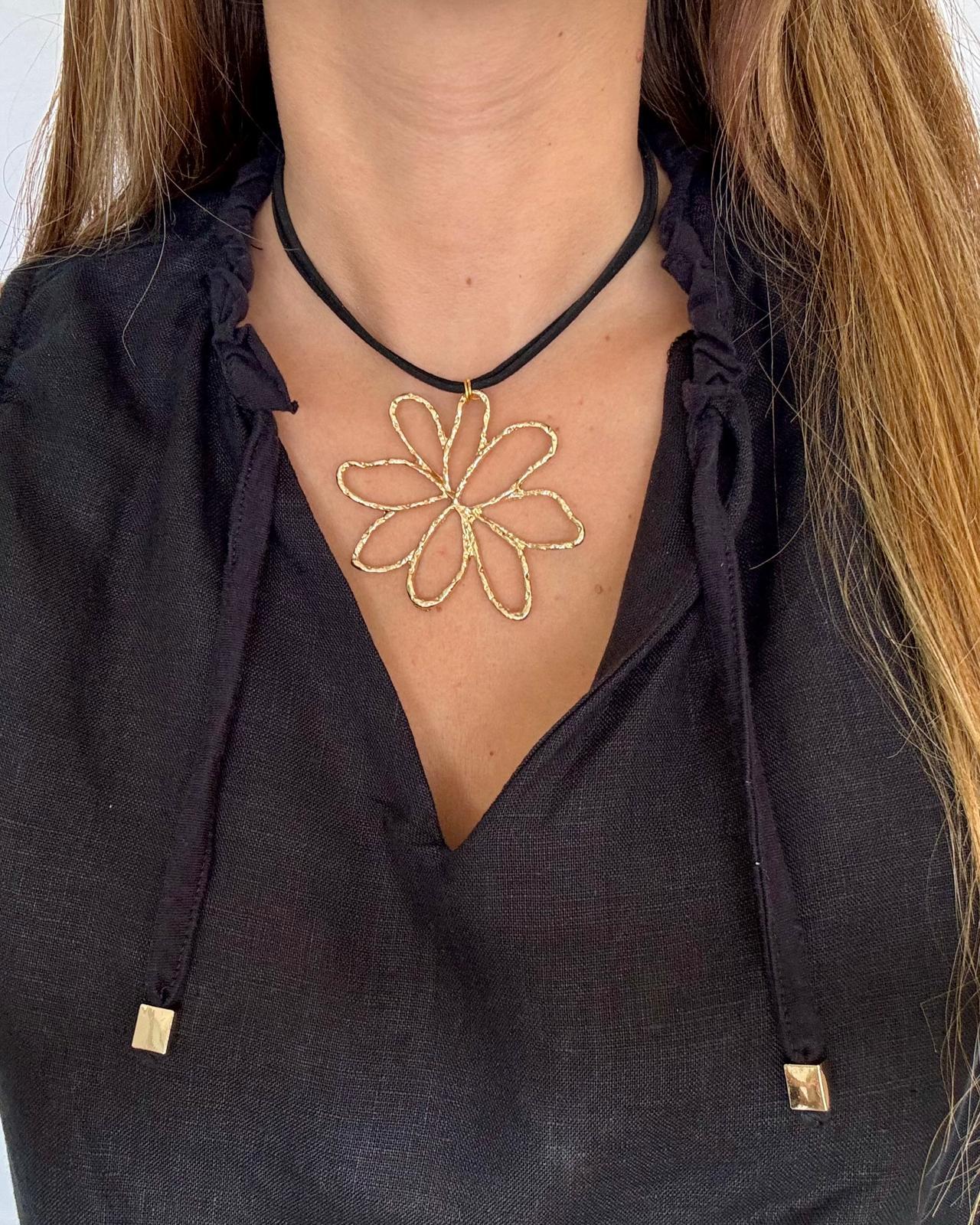 Collar Flora dorado n/a