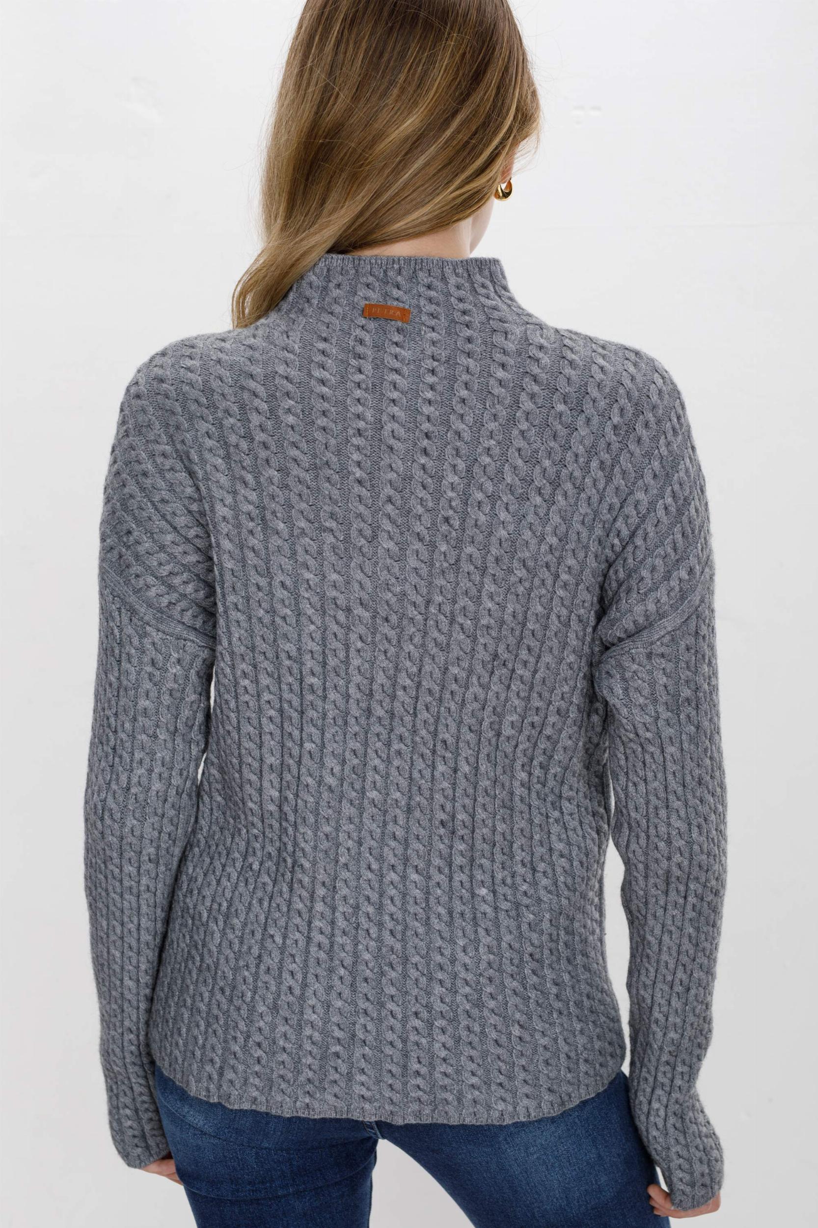 Sweater Espiral gris talle unico