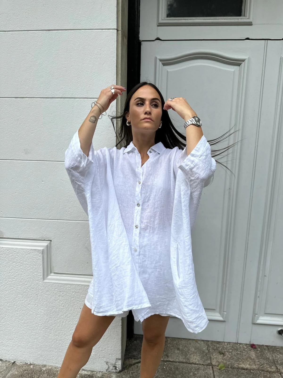 Camisa Essenza blanco talle unico