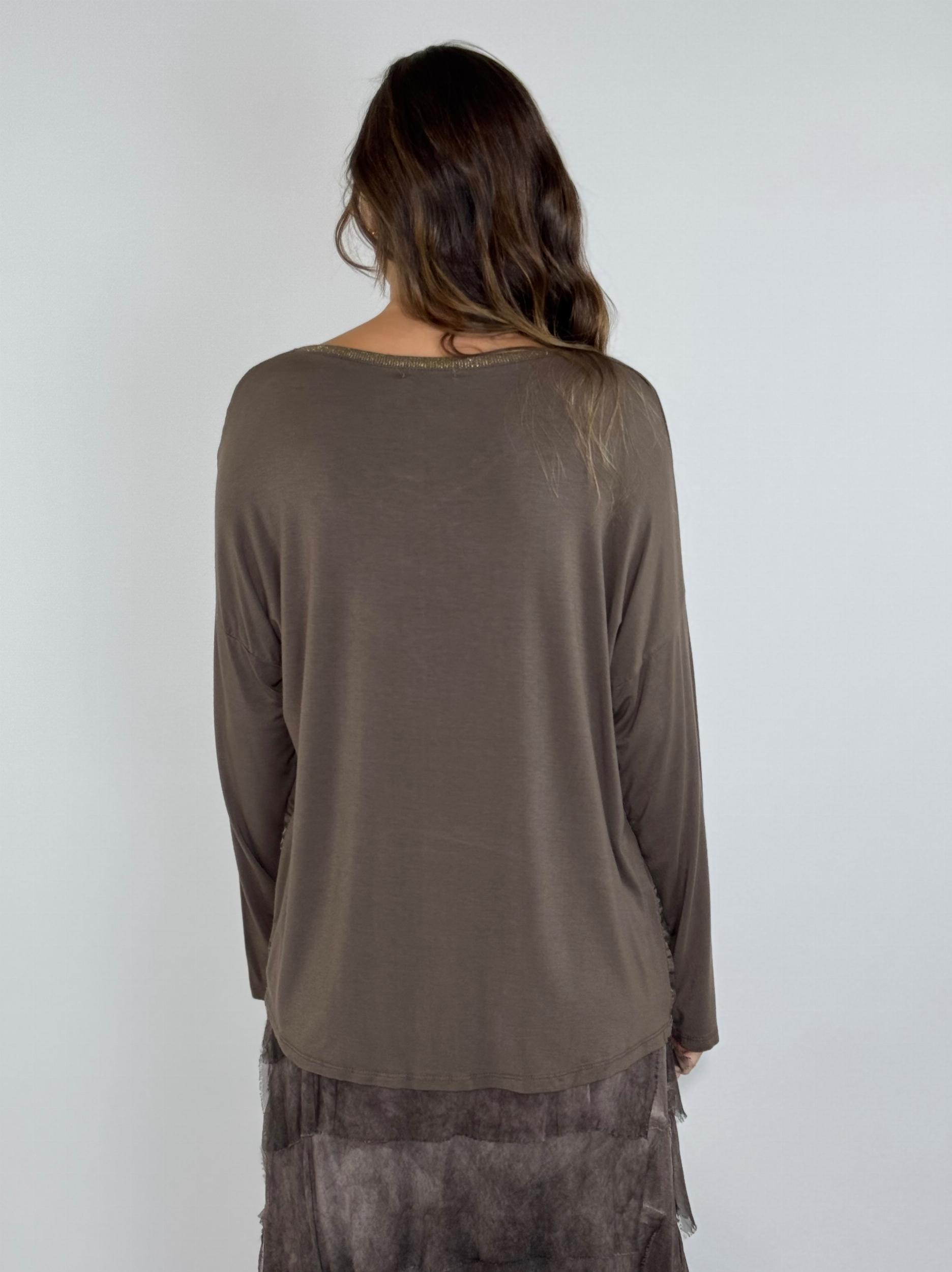 BLUSA IMELDA tostado s/m