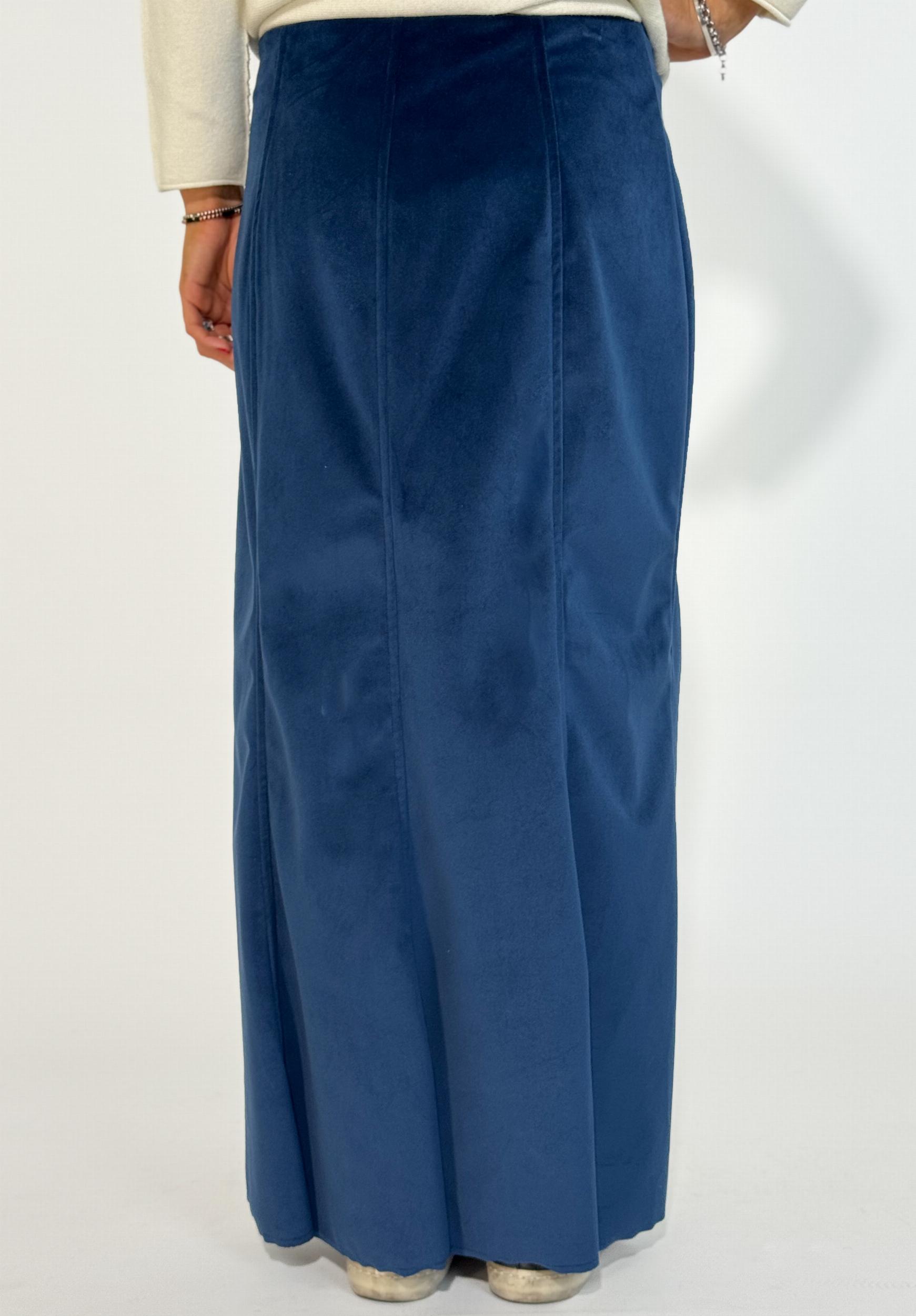 POLLERA ADELE azul m