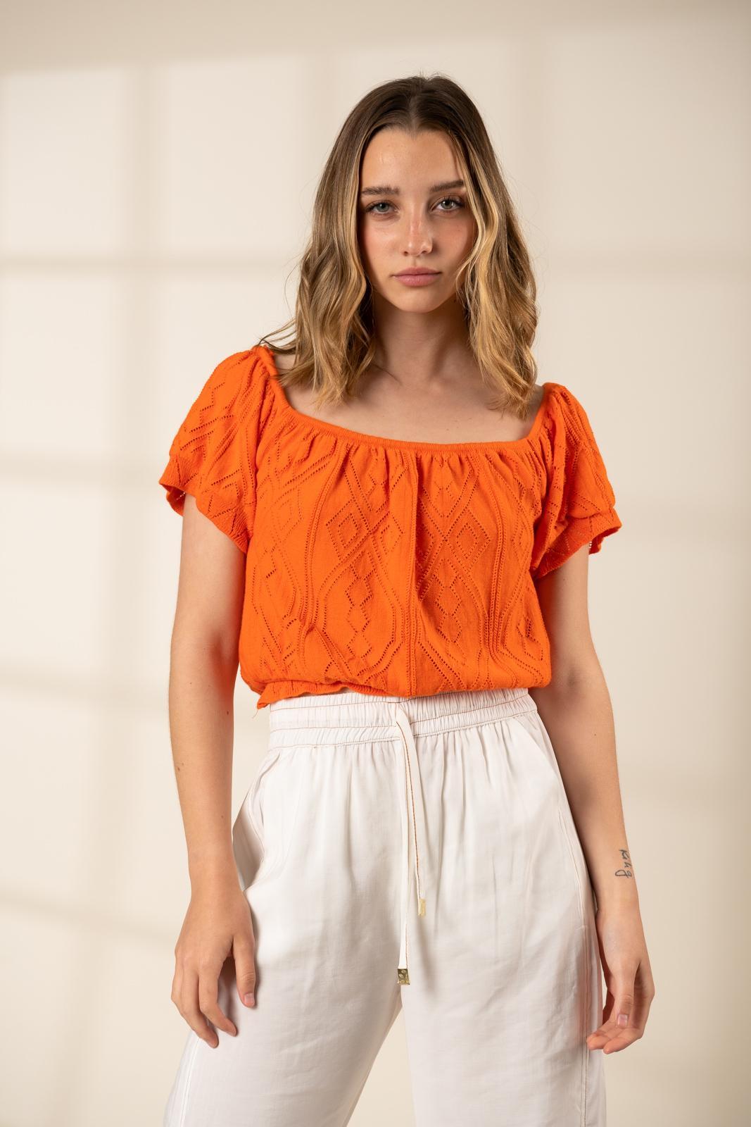 TOP BILBAO naranja talle unico