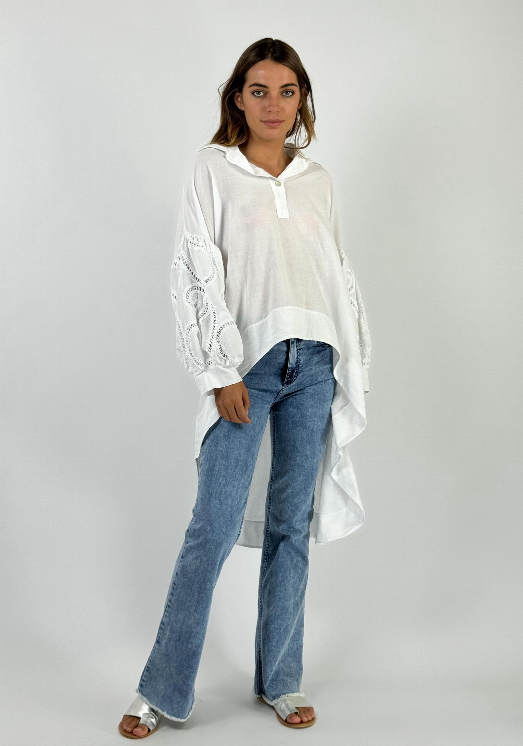 BLUSA PARAISO blanco talle unico