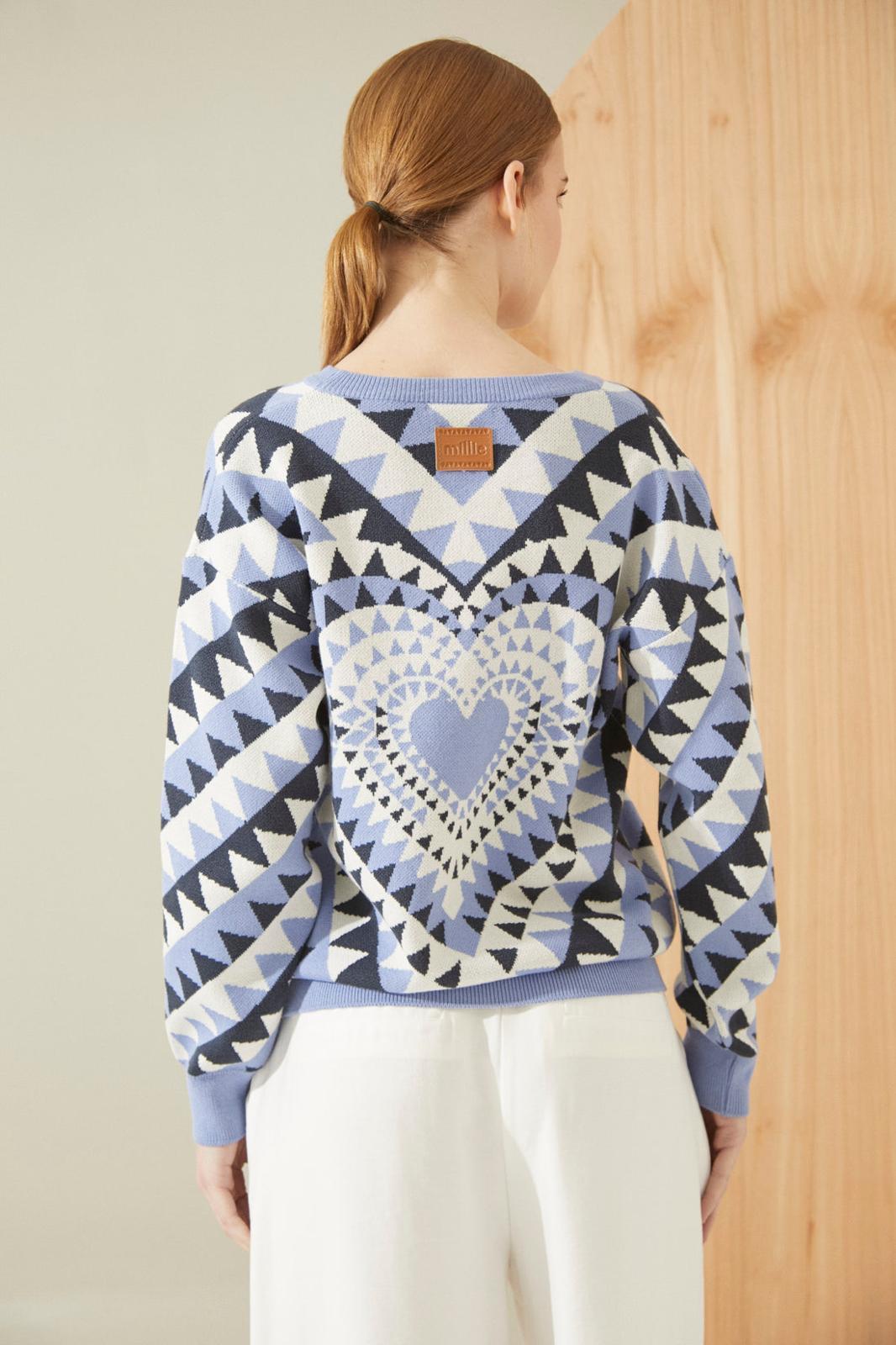 SWEATER MAY celeste talle unico