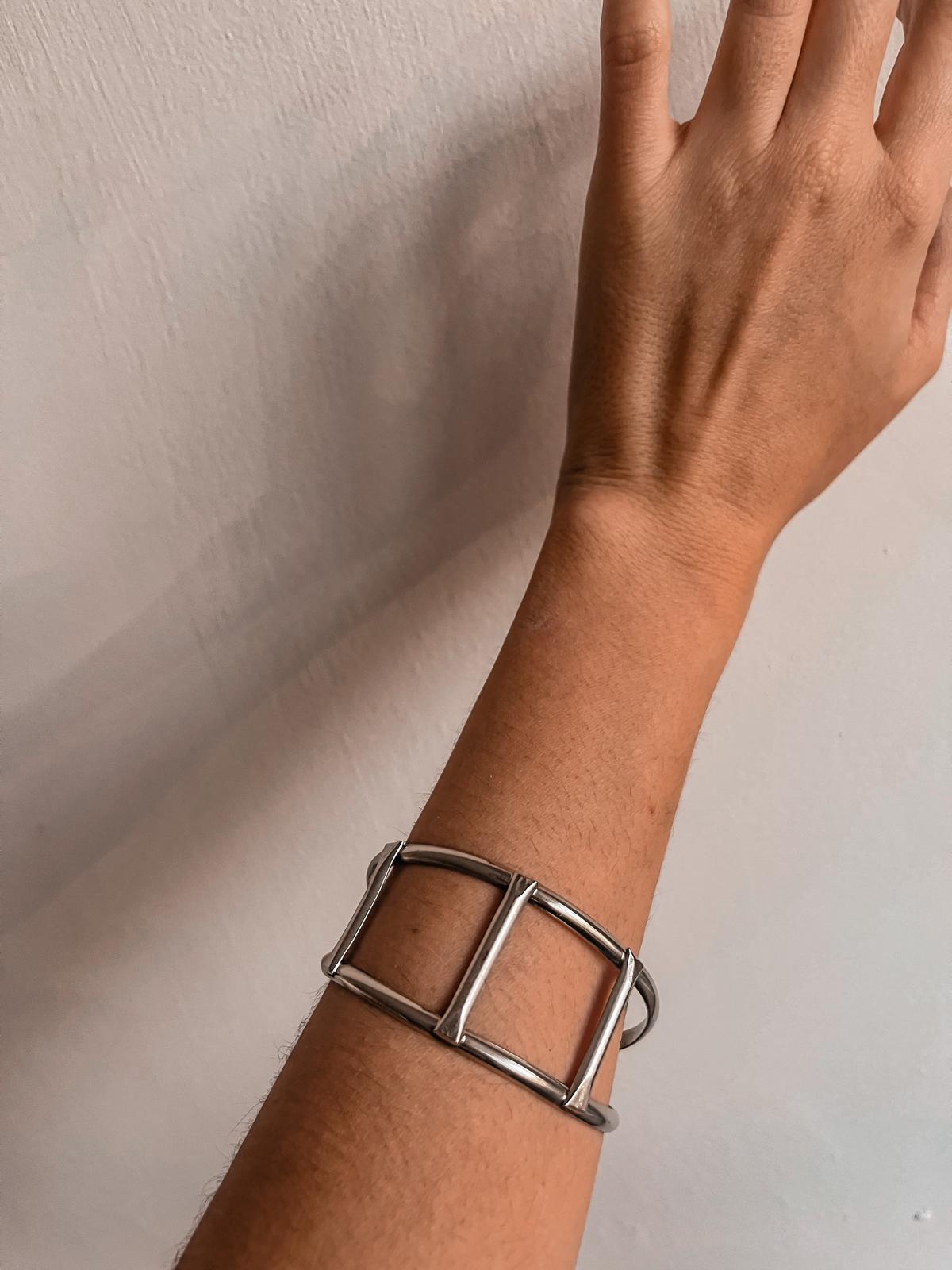 Brazalete Formentera plateado n/a