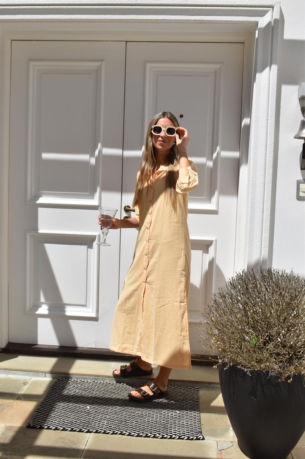 VESTIDO ANNETE naranja l