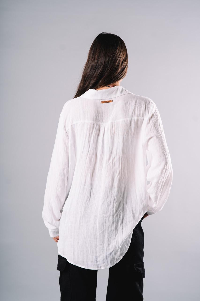 Camisa Sakura blanco talle unico