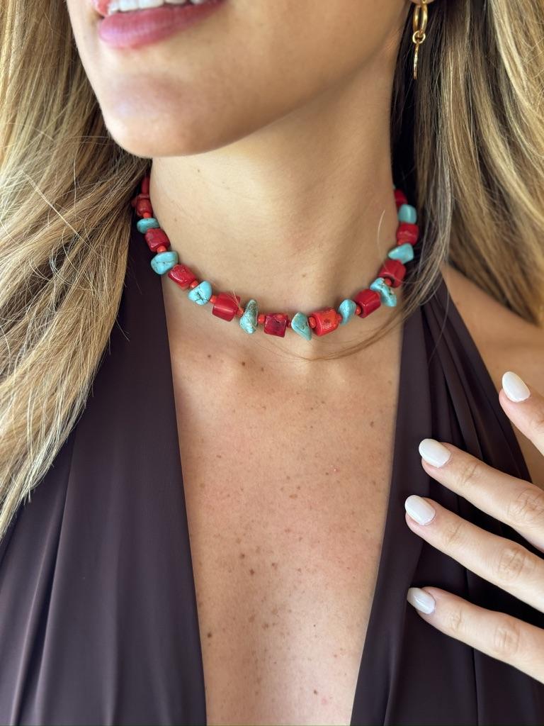 Collar Sintra rojo talle unico
