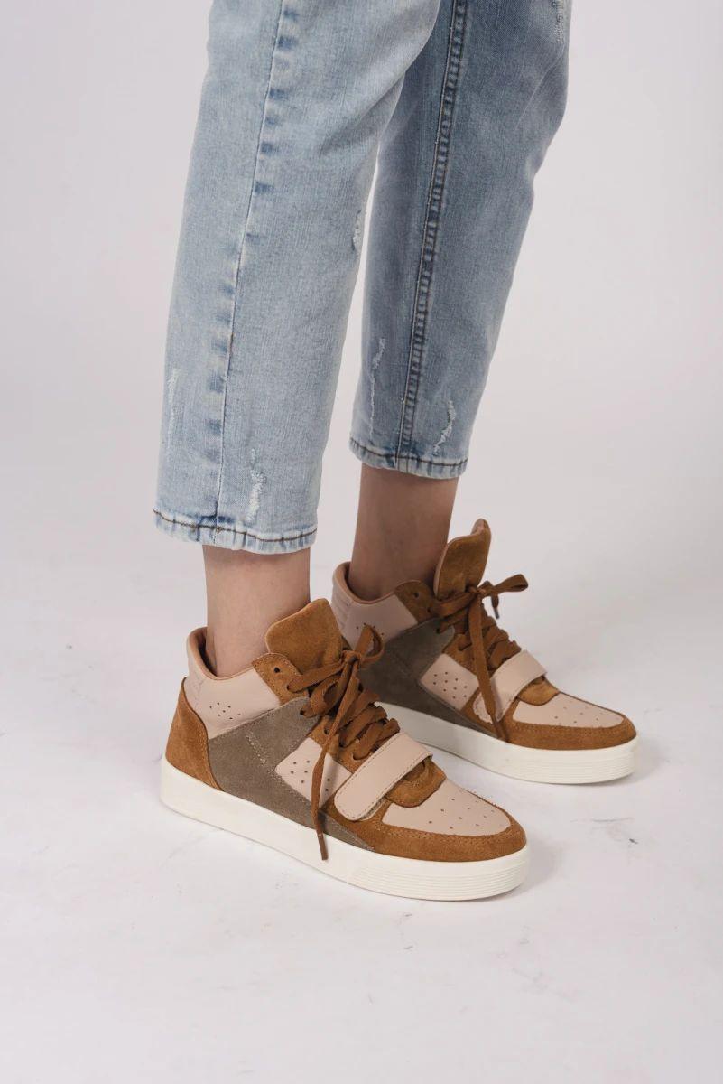 Sneakers Belfast camel 35
