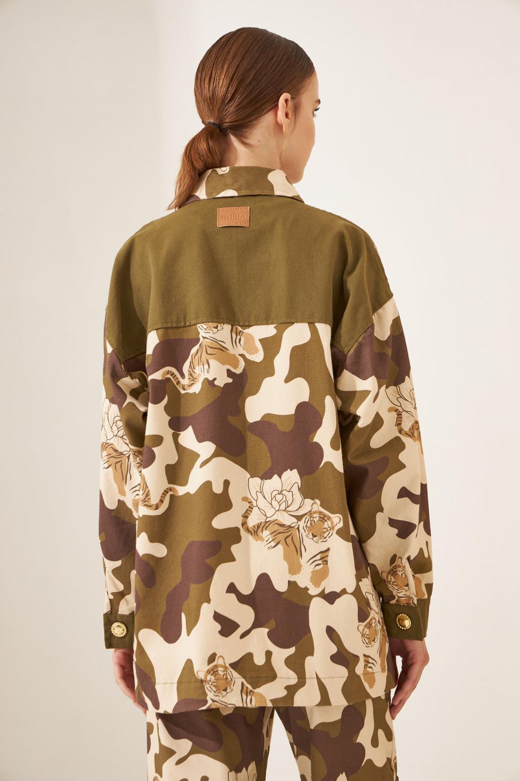 CHAQUETA CAMOUFLAGE verde m/l