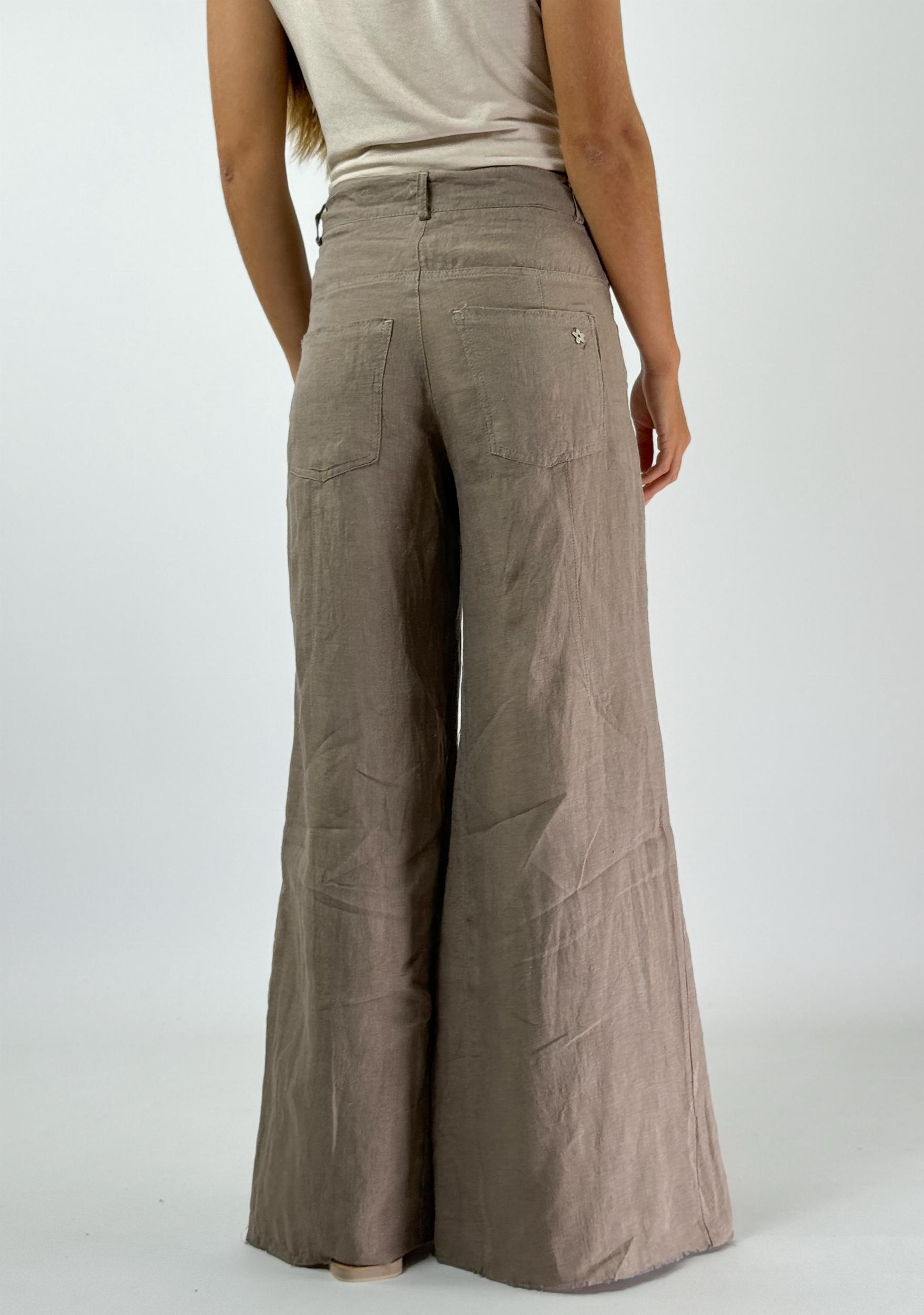 PANTALON JACINTO NEW LINO beige m