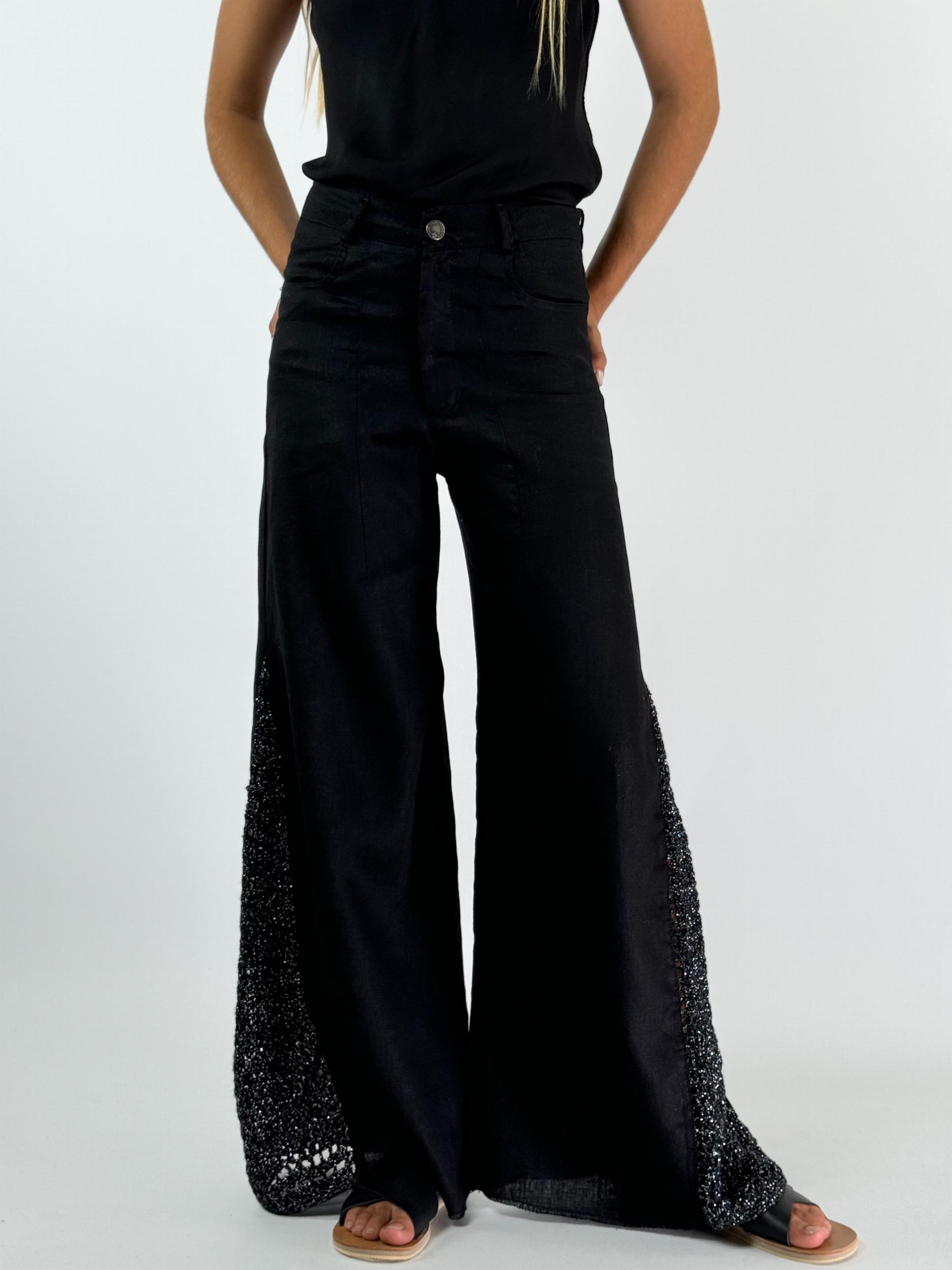 PANTALON JACINTO NEW CROCHET negro m