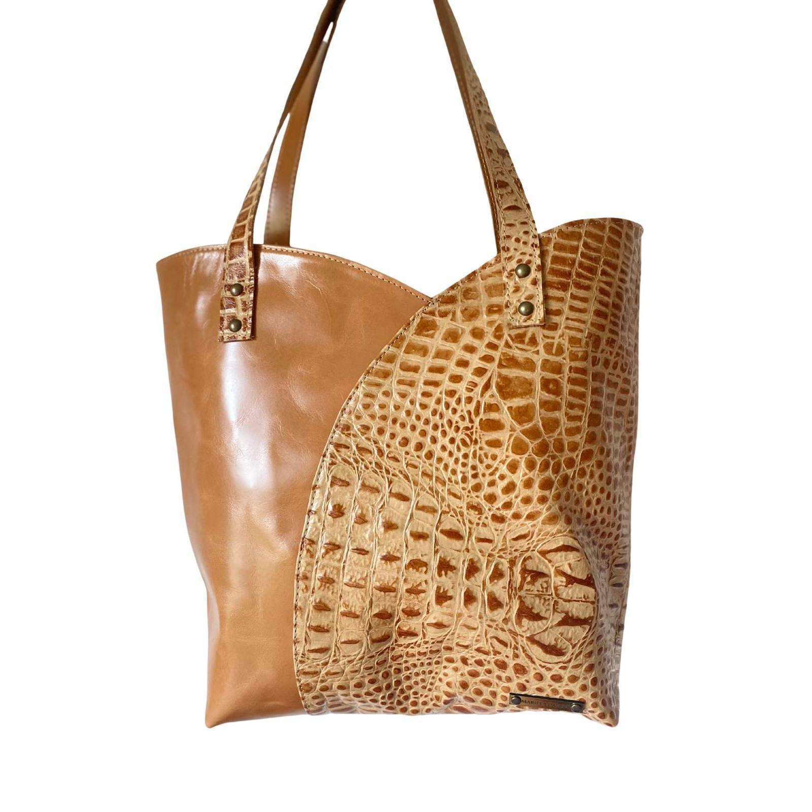 Tote Bag cognac talle unico