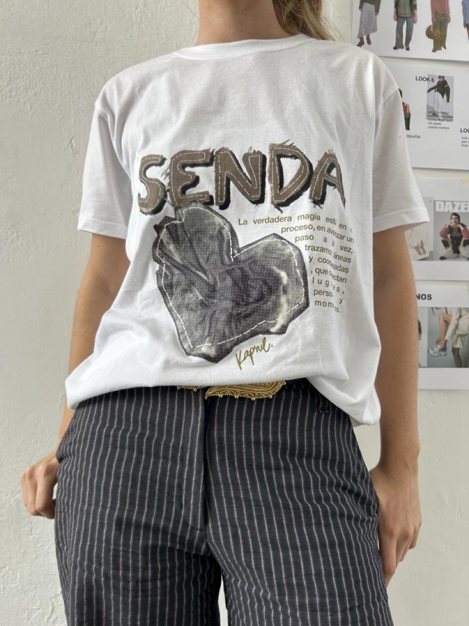 TSHIRT SENDA marron 2