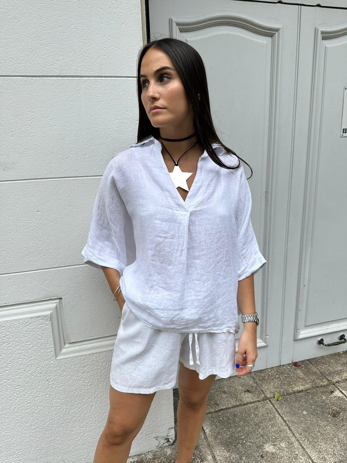 Blusa Sabbia blanco talle unico