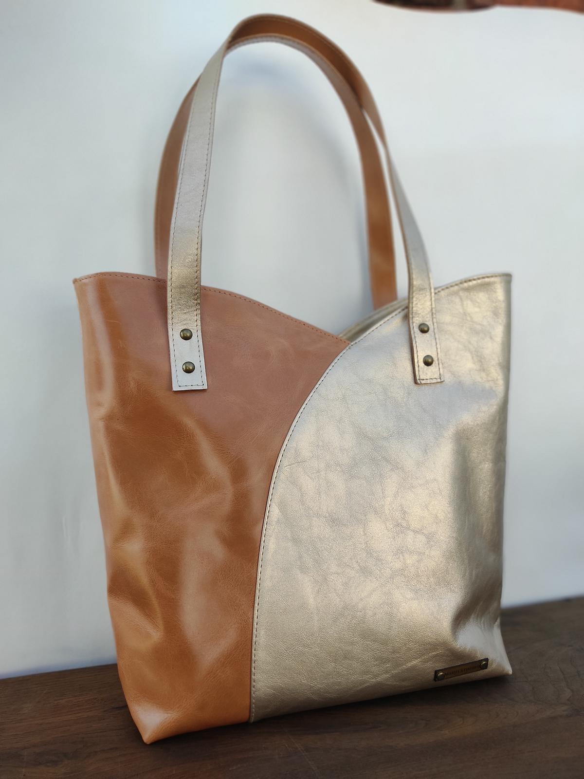 Tote Bag dorado talle unico