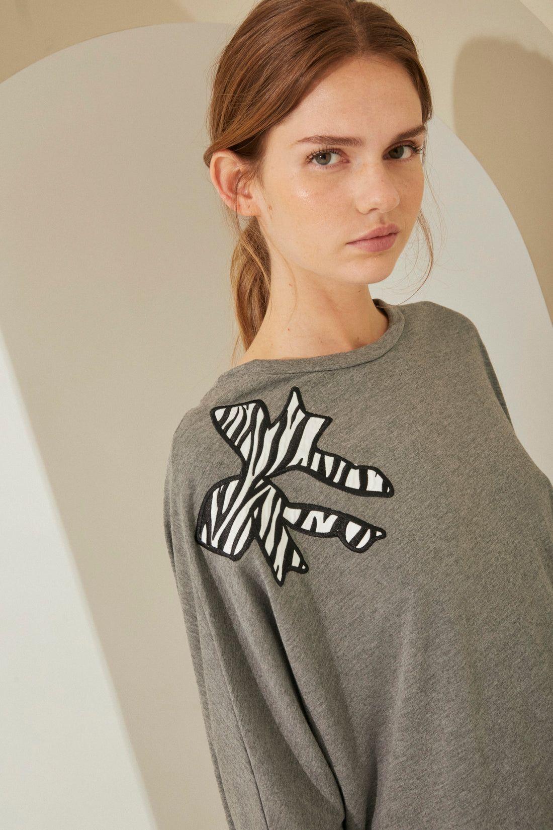 Remeron Ribbon gris talle unico