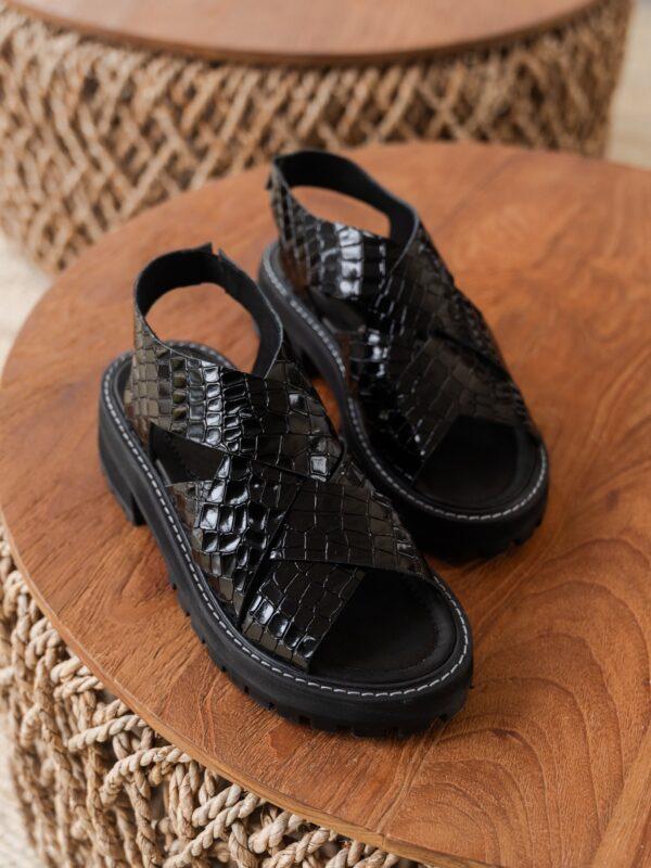Sandalia Roble negro 37